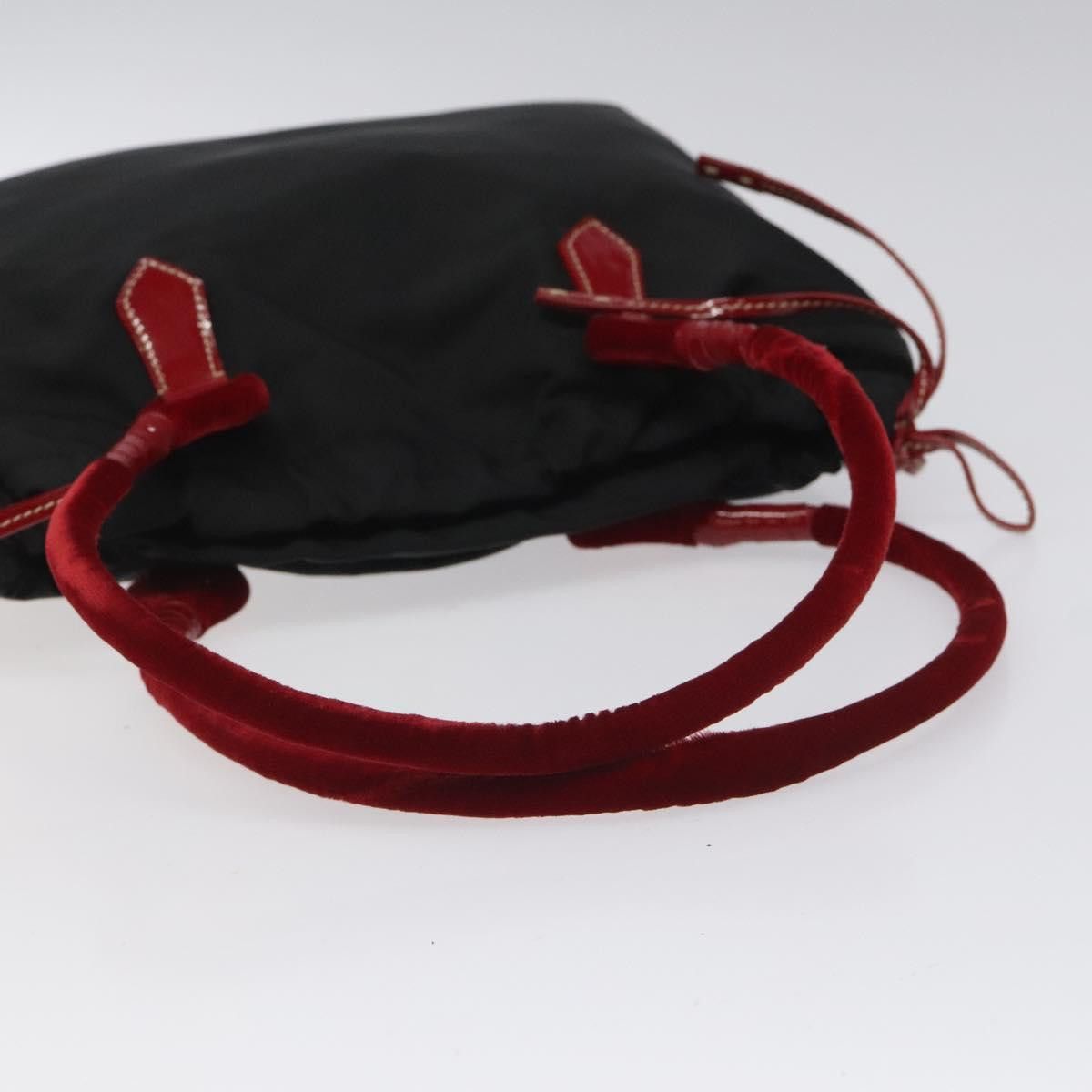 Prada PRADA Hand Bag Nylon Black Silver Size ONE SIZE - 7 Thumbnail