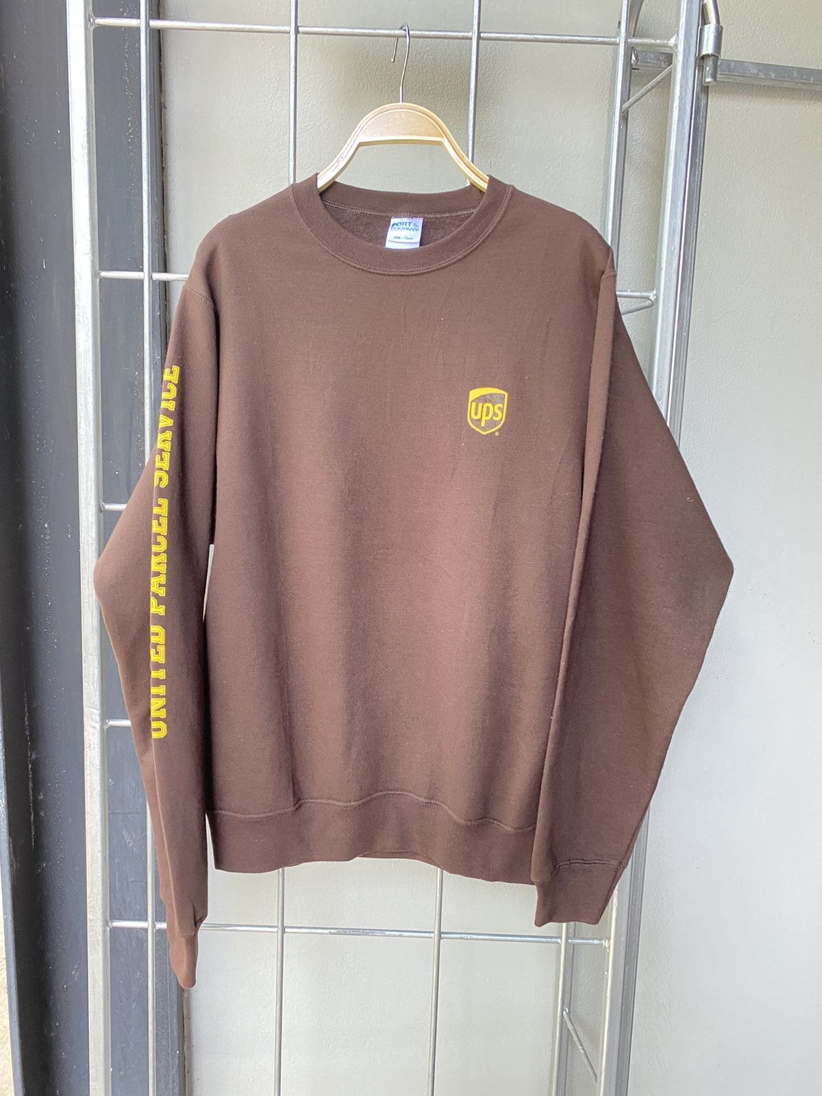 Vintage UPS long sleeves brown shirt Size US S / EU 44-46 / 1 - 1 Thumbnail