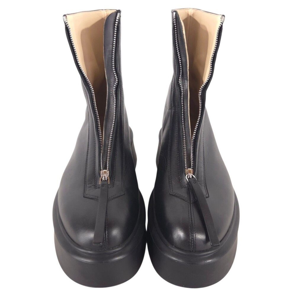 The Row The Row Zipped Boot I US 10 IT 40 Womens Black Leather Ankle Size US 10 / IT 40 - 7 Thumbnail