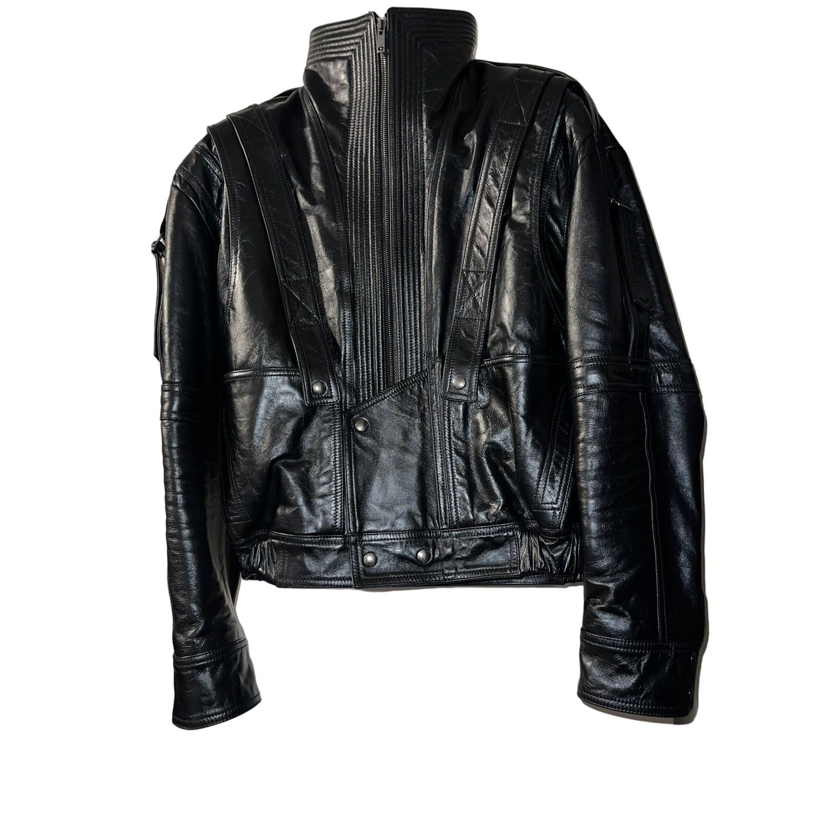 Givenchy Givenchy Calfskin Leather Bomber Size US M / EU 48-50 / 2 - 1 Thumbnail