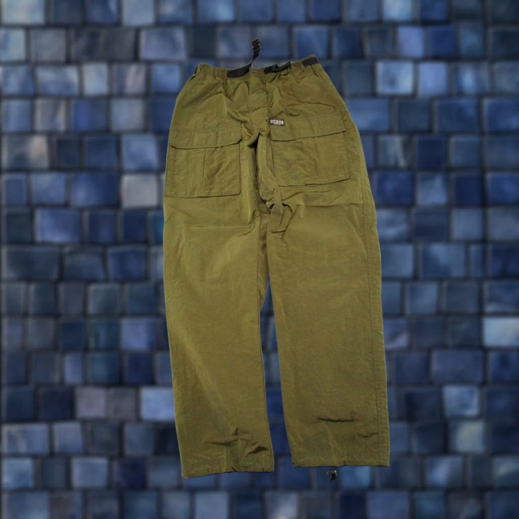 Vintage Guide Series Men's Cargo Pants Hiking Nylon Green 34x30 Convertible Vintage? No, Read Size US 34 / EU 50 - 1 Thumbnail