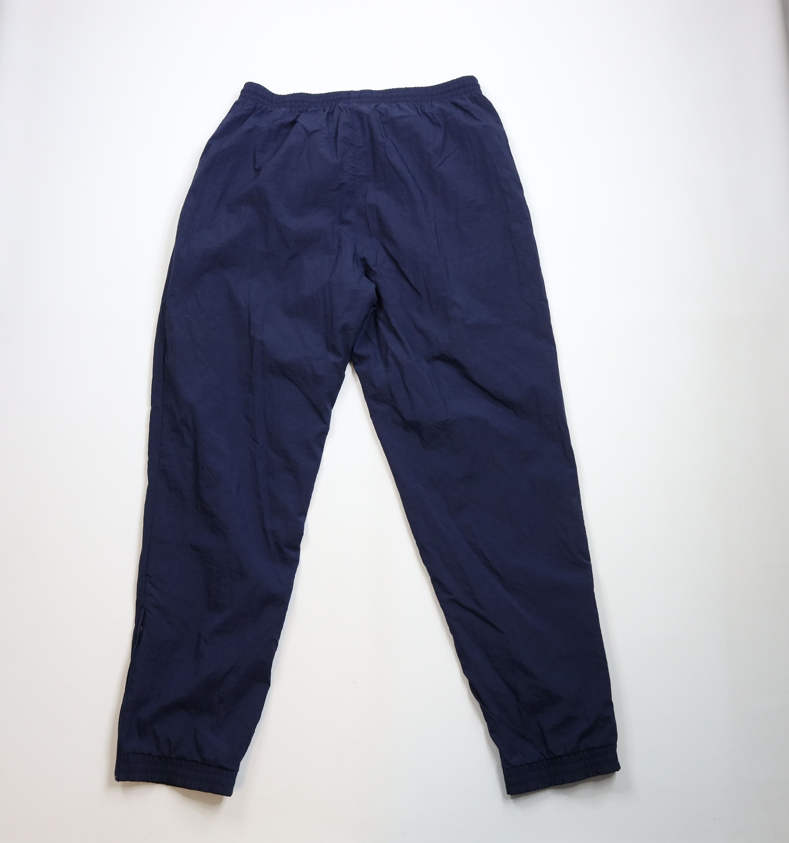 Adidas × Vintage Vintage 90s Adidas Lined Windbreaker Joggers Pants Navy Blue Size US 38 / EU 54 - 11 Thumbnail