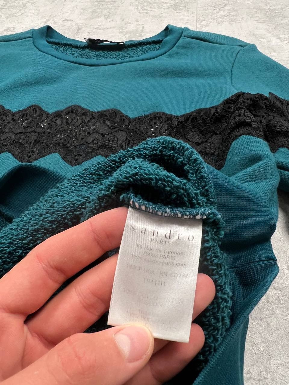 Sandro Sandro Blue Sweatshirt Size M / US 6-8 / IT 42-44 - 16 Thumbnail