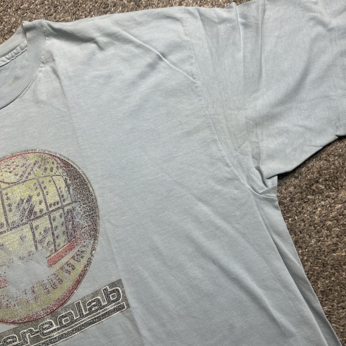 Band Tees × Hanes × Vintage Vintage 90s stereolab iron on band tee shirt Size US XL / EU 56 / 4 - 6 Thumbnail