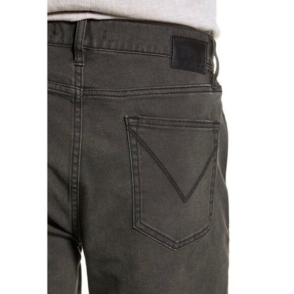 John Varvatos John Varvatos Mens Black Faded Denim Bowery Raw Hem Jean Sho Size US 36 / EU 52 - 5 Thumbnail