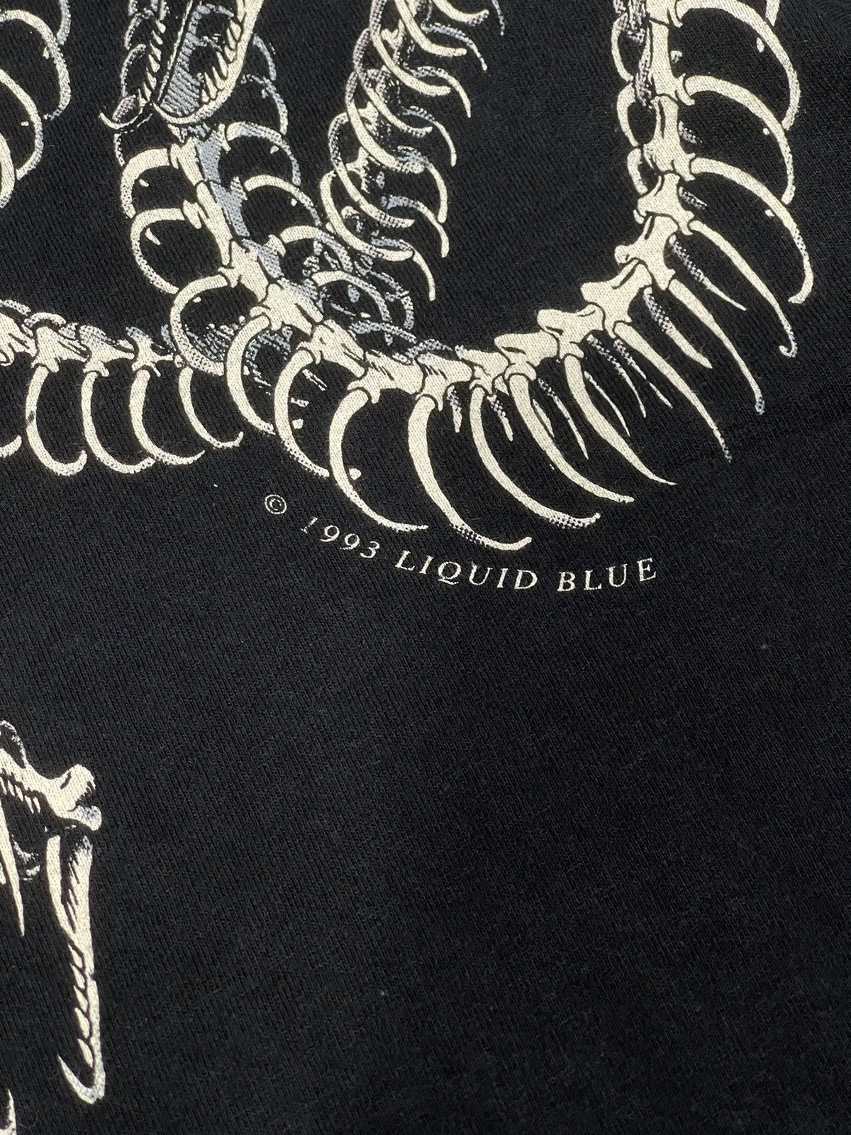 Band Tees × Liquid Blue × Vintage Vintage Liquid blue skull snake Over Print Size US XL / EU 56 / 4 - 17 Thumbnail