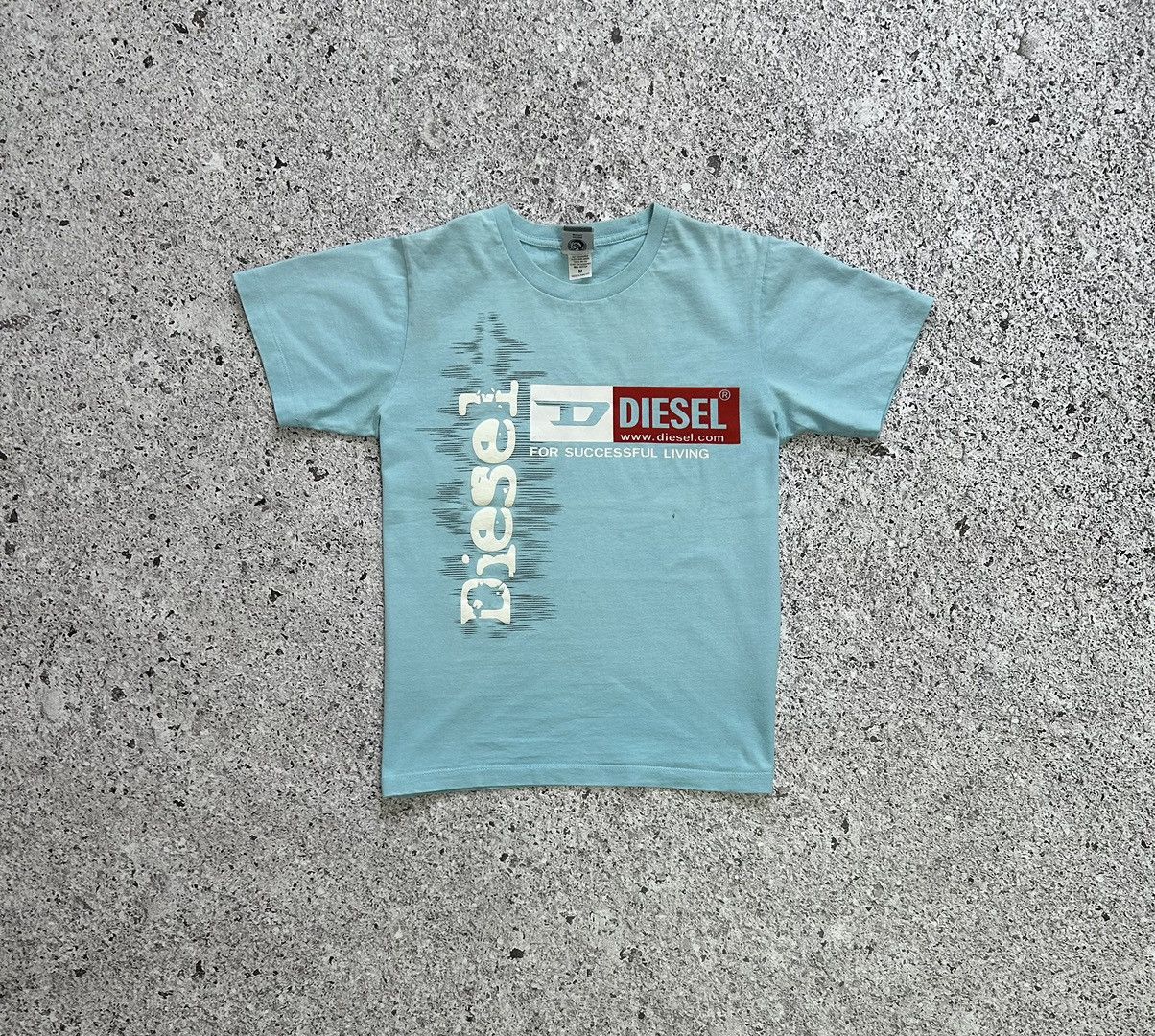 Diesel × Japanese Brand Vintage 90s Diesel Big logo t-shirt retro rare Y2K Size US XS / EU 42 / 0 - 3 Thumbnail