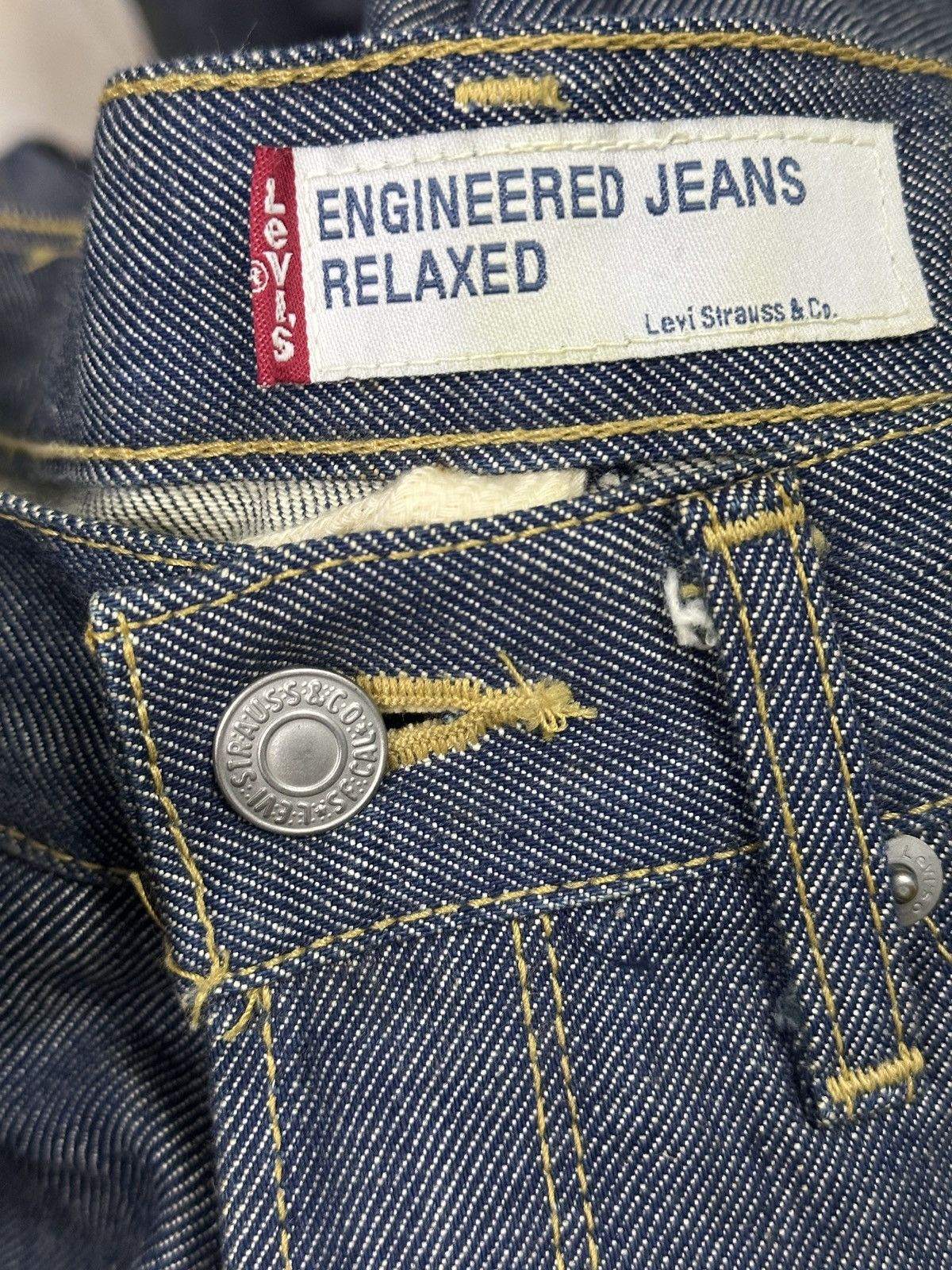 Levi's Vintage Clothing Vintage Y2K 💥Levis Engineer Denim Jeans🎌 Size US 32 / EU 48 - 12 Thumbnail