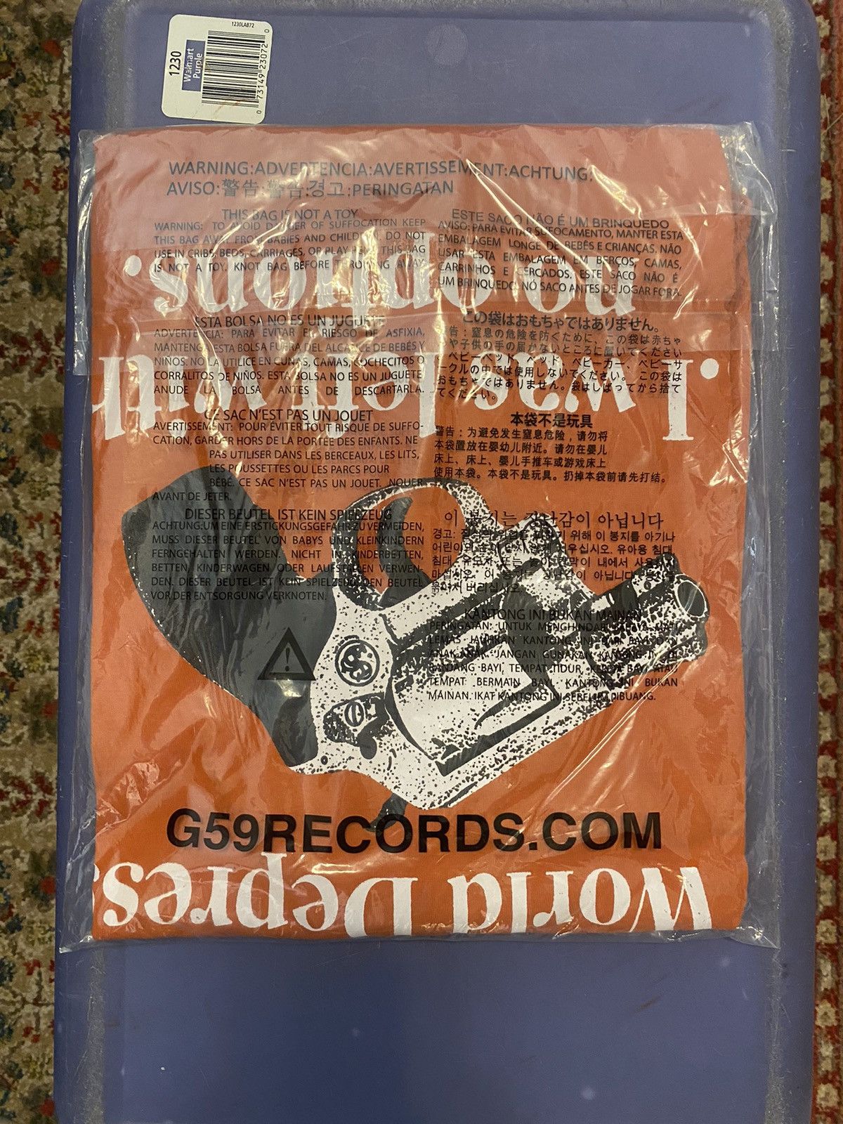 G59 Records SUICIDEBOYS - New World Depression Burgundy Tee Size US L / EU 52-54 / 3 - 2 Thumbnail