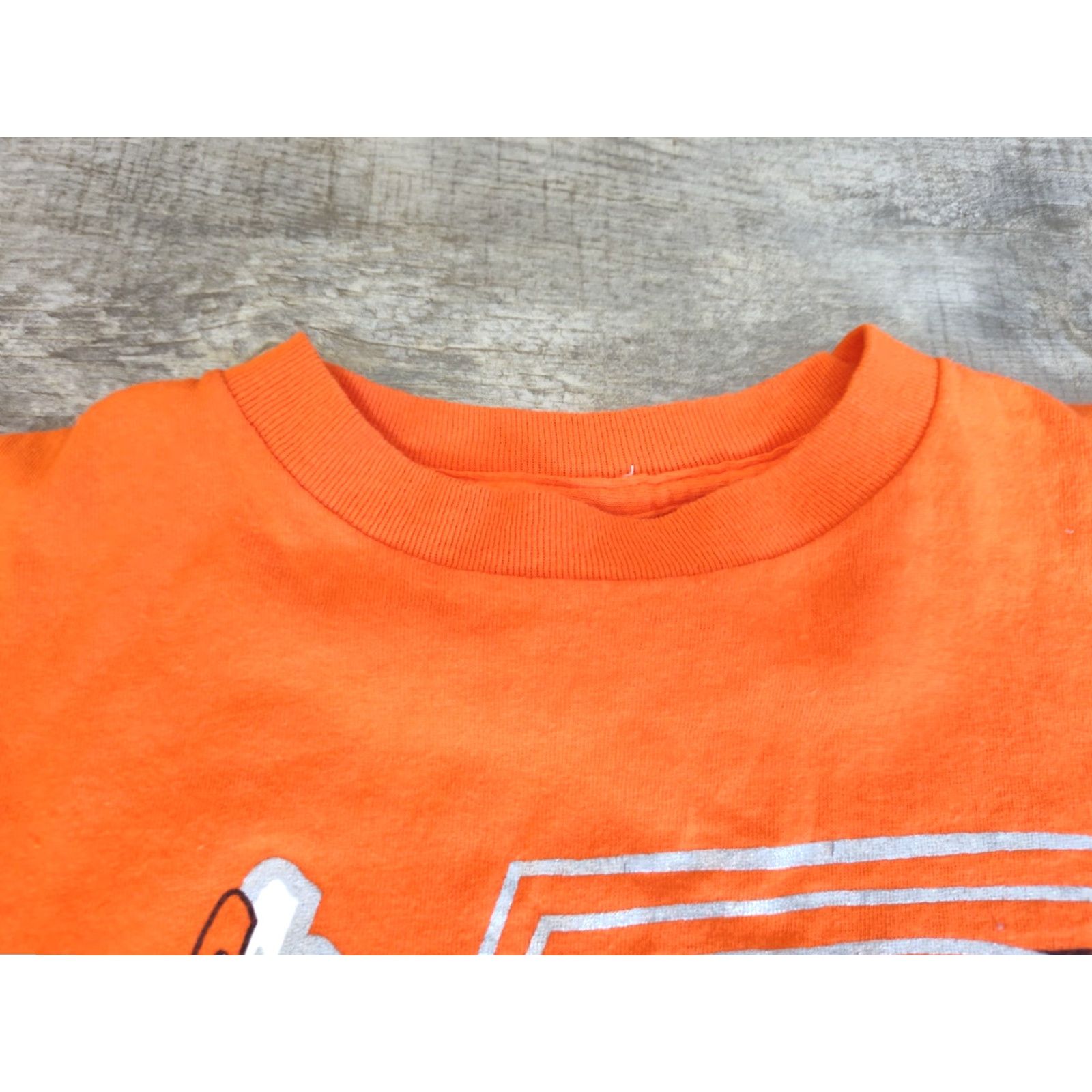 Vintage VINTAGE Boss T-Shirt Men 90s Short Sleeve Cotton Orange Graphic Print Shadow Box XL Made in USA Size US XL / EU 56 / 4 - 4 Thumbnail