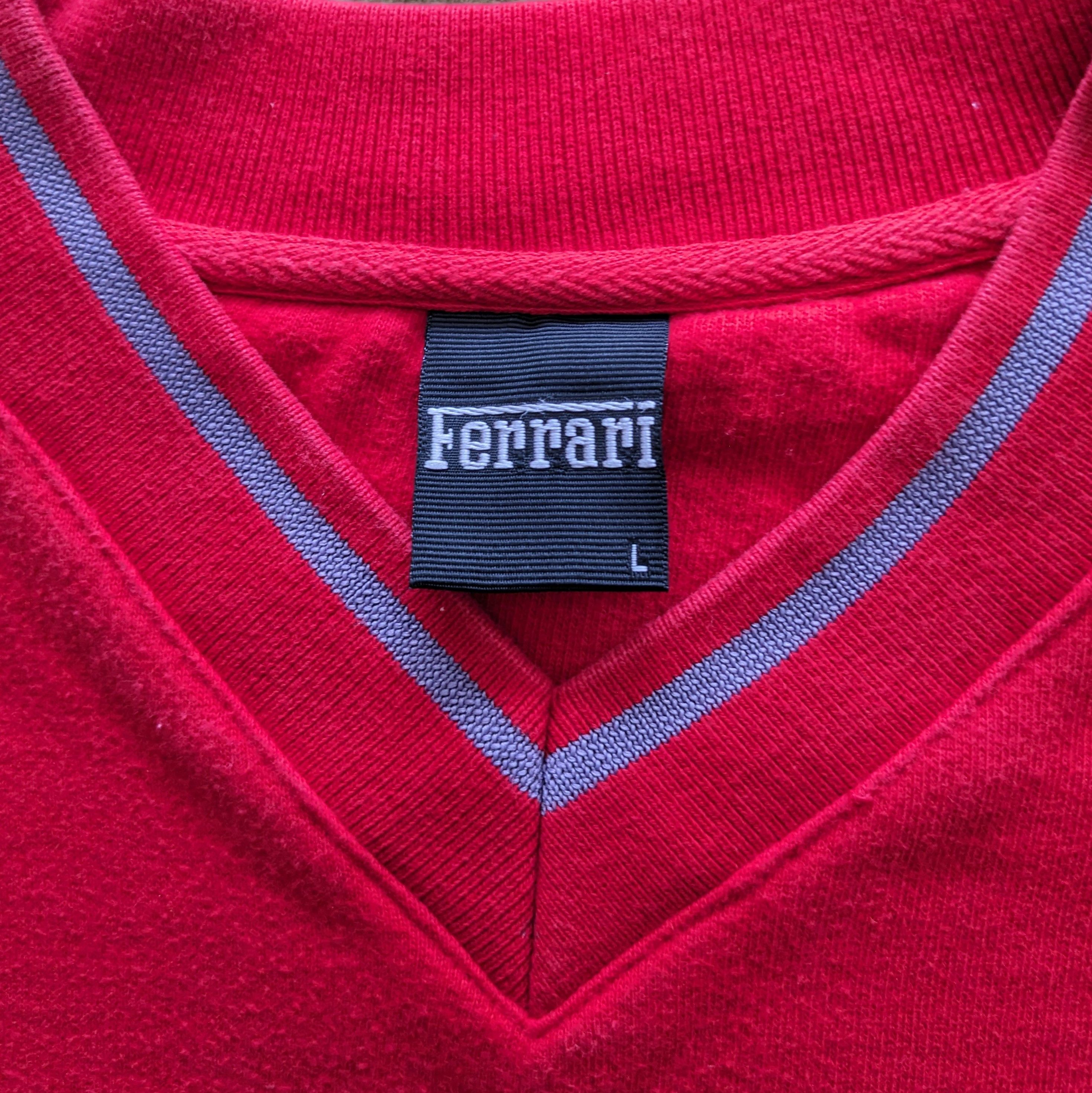 Ferrari Vintage FERRARI Luxury Car Brand Sweatshirt Size US L / EU 52-54 / 3 - 7 Thumbnail
