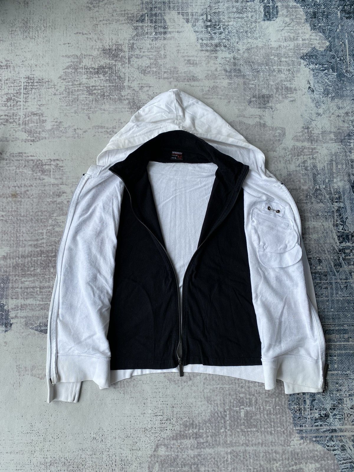 Japanese Brand Vintage Badboy Cross Chrome Goa Hearts Hoodies Size US L / EU 52-54 / 3 - 7 Thumbnail