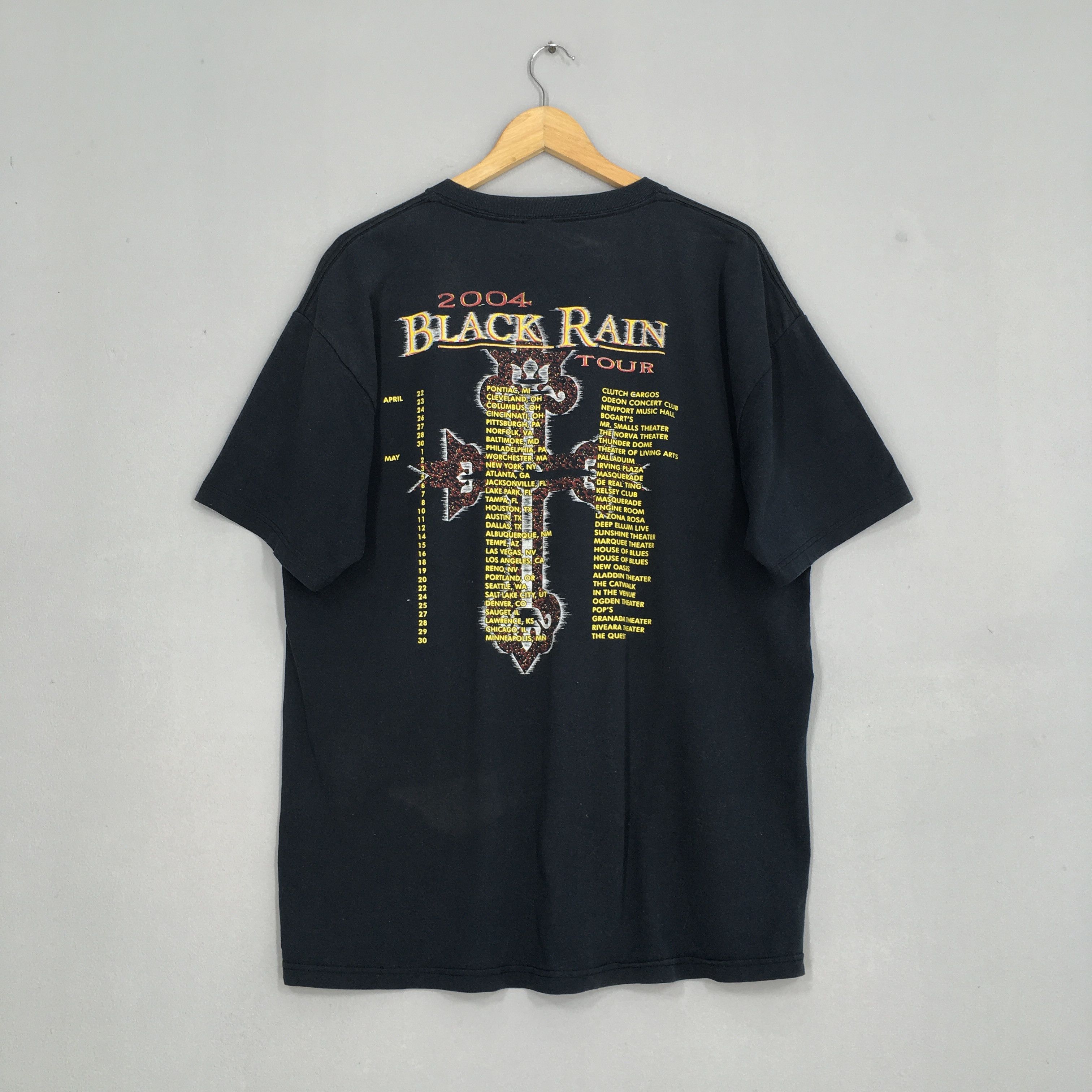 Band Tees Vintage Dark Lotus ICP Black Rain Tour Tshirt XLarge Size US XL / EU 56 / 4 - 5 Thumbnail