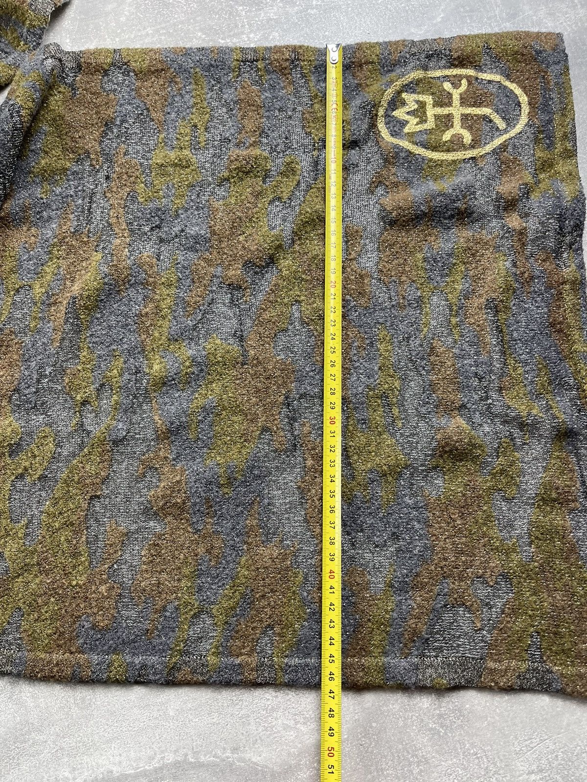 Jean Charles De Castelbajac JC de Castelbajac Paris Wool Blend Camo Scarf Camouflage Size ONE SIZE - 10 Thumbnail