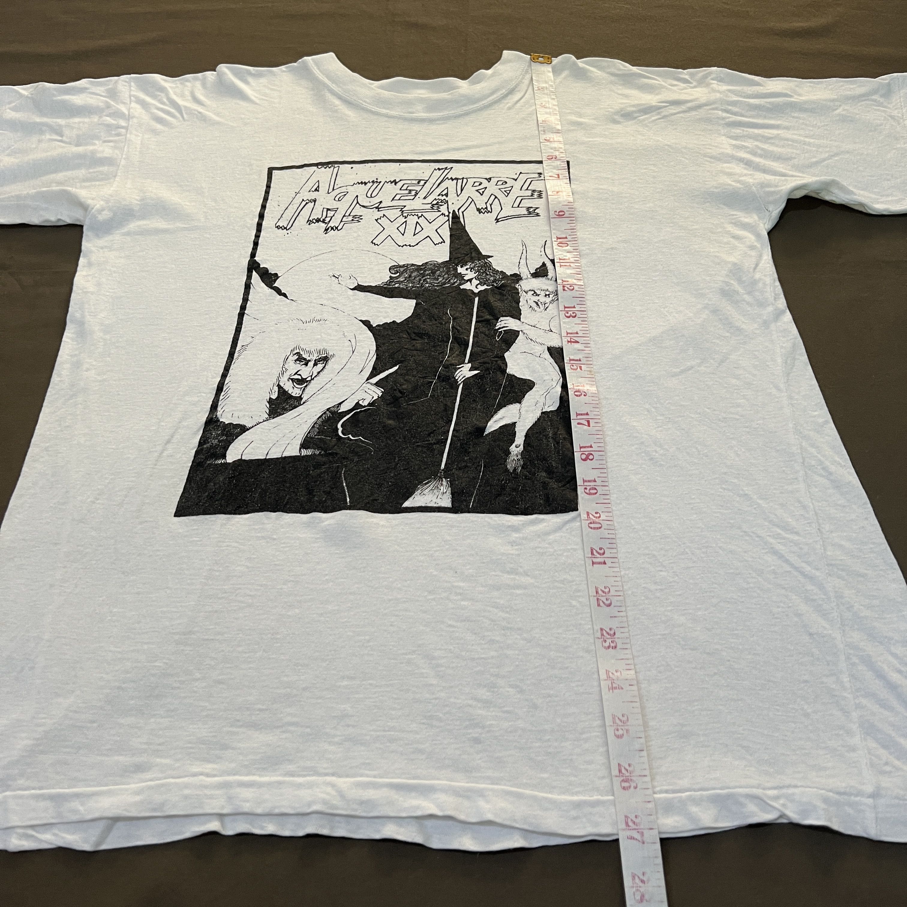 Expert Horror × Vintage Vintage 90s Aquelarre XIX Witch Wizard Festival Tee Spain Size US L / EU 52-54 / 3 - 9 Thumbnail