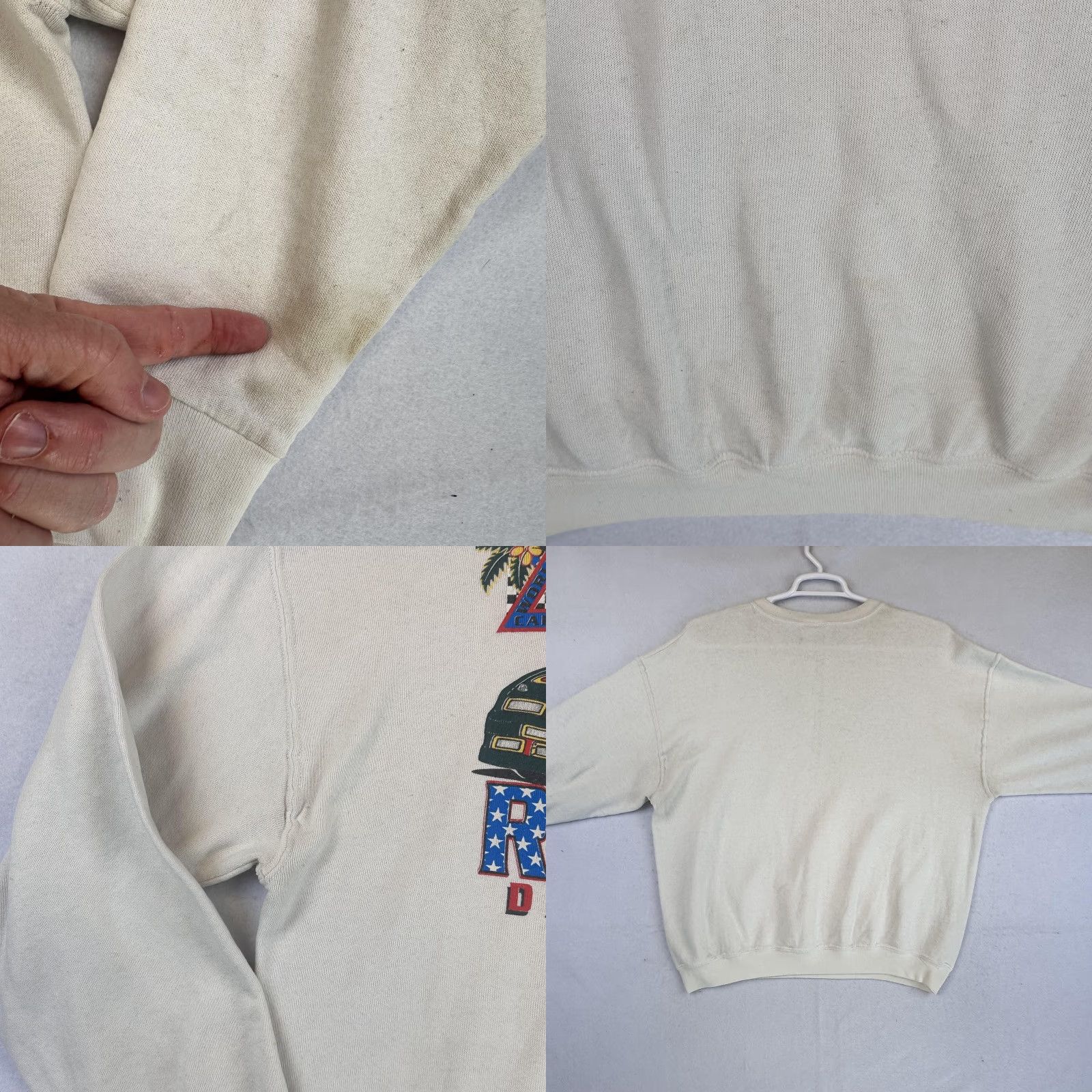 Fruit Of The Loom VINTAGE Daytona Beach Race Week Sweatshirt Mens XL 1998 NASCAR Racing Graphic Size US XL / EU 56 / 4 - 8 Thumbnail