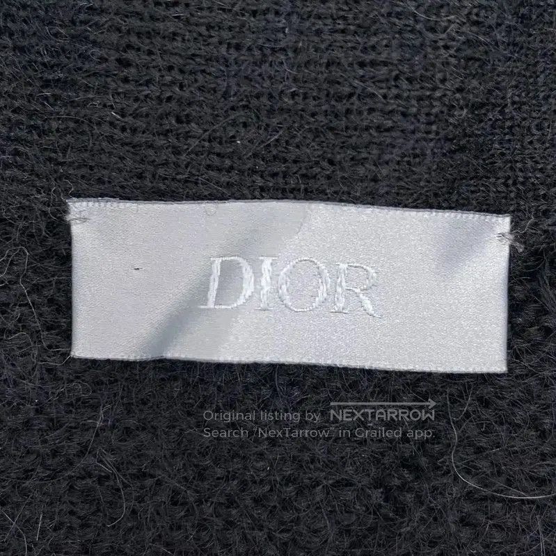 Dior Dior Black Mohair Men's Cardigan Sweater . Size US S / EU 44-46 / 1 - 5 Thumbnail
