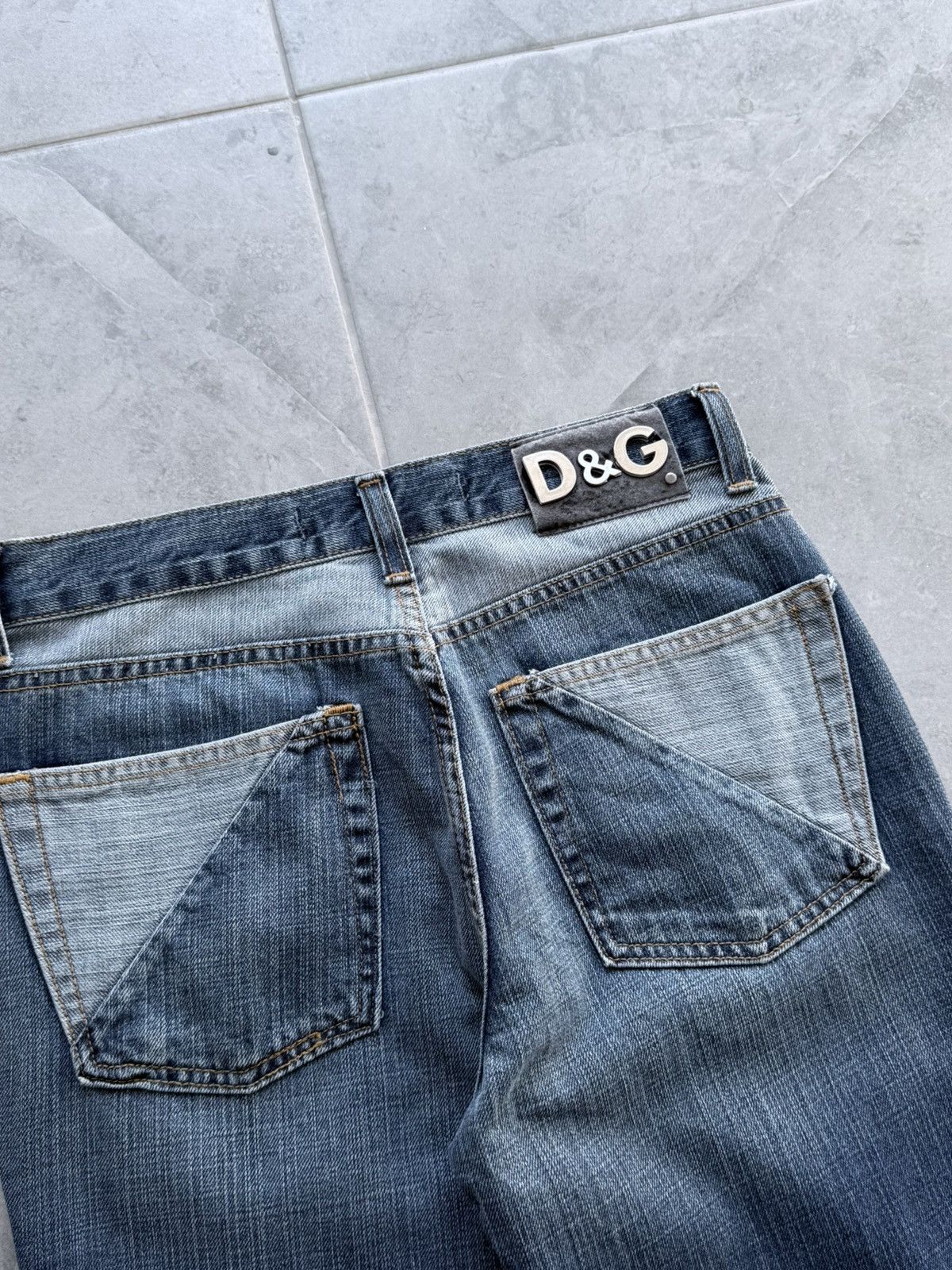 Dolce & Gabbana 2000s Dolce & Gabbana Washed Denim Jeans Size US 32 / EU 48 - 2 Thumbnail