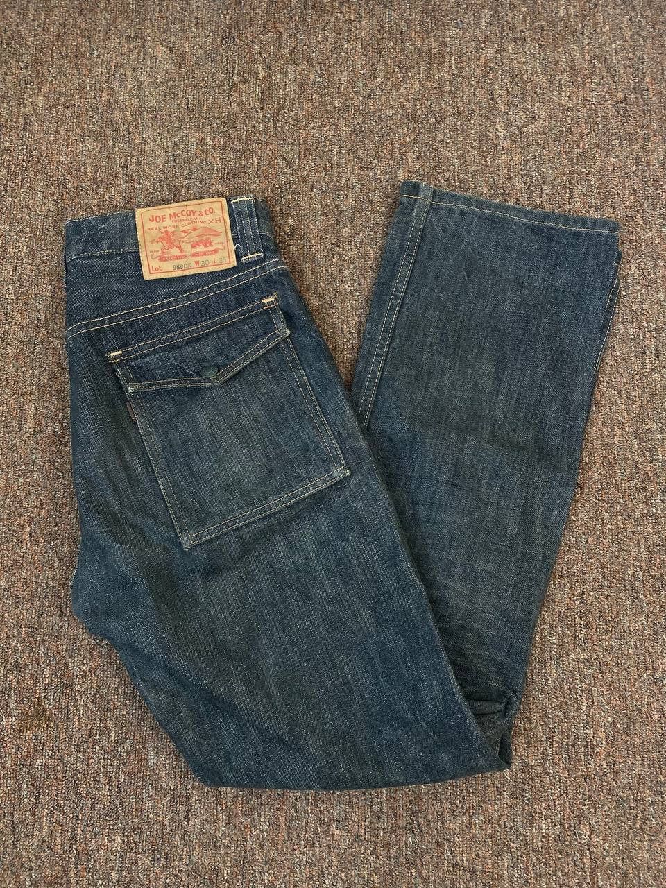 vintage joe mccoy bushpants distressed denim nice design