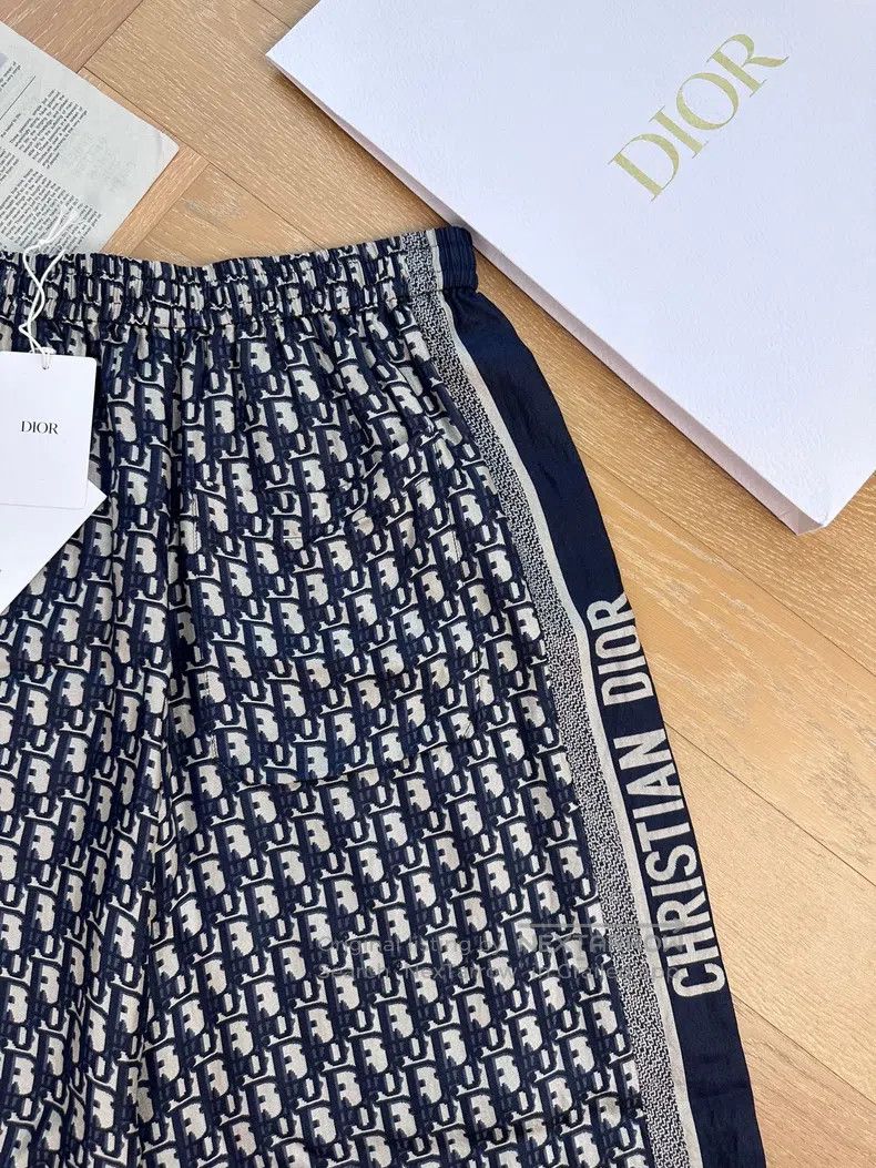 Dior Dior Printed mid-waist elastic straight casual pants Size 42" / US 20 - 5 Thumbnail