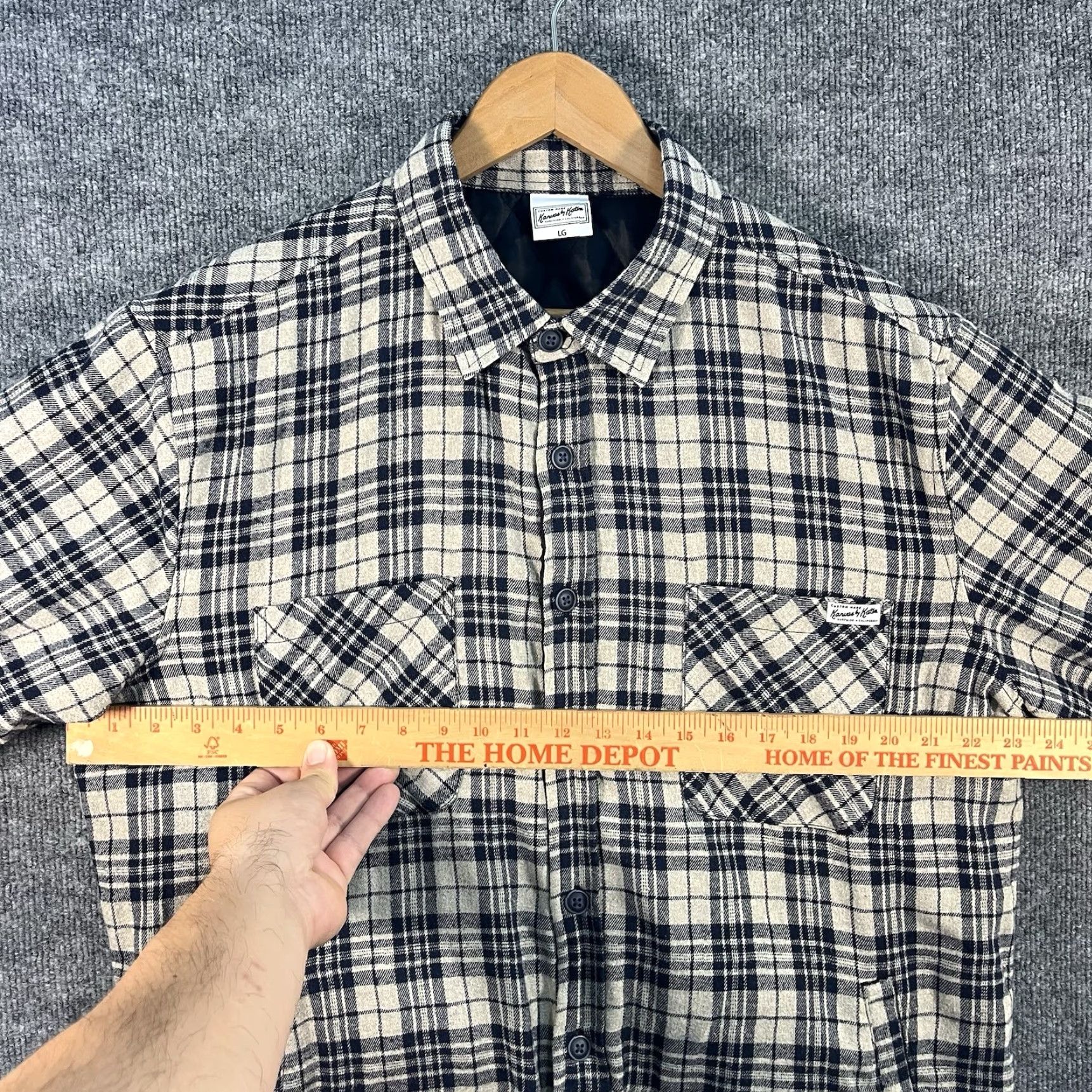 Katin Vtg Katin Kanvas Shacket Flannel Jacket Mens Large Surf Quilt Lined Plaid Size US L / EU 52-54 / 3 - 5 Thumbnail