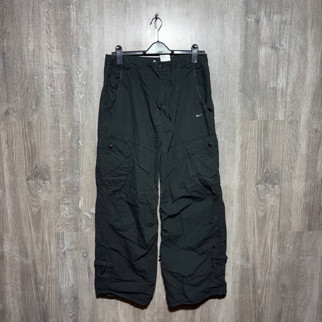 Nike Nike Vintage Cargo Joggers Y2K Rare Women Baggy Jeans Size US 34 / EU 50 - 1 Thumbnail