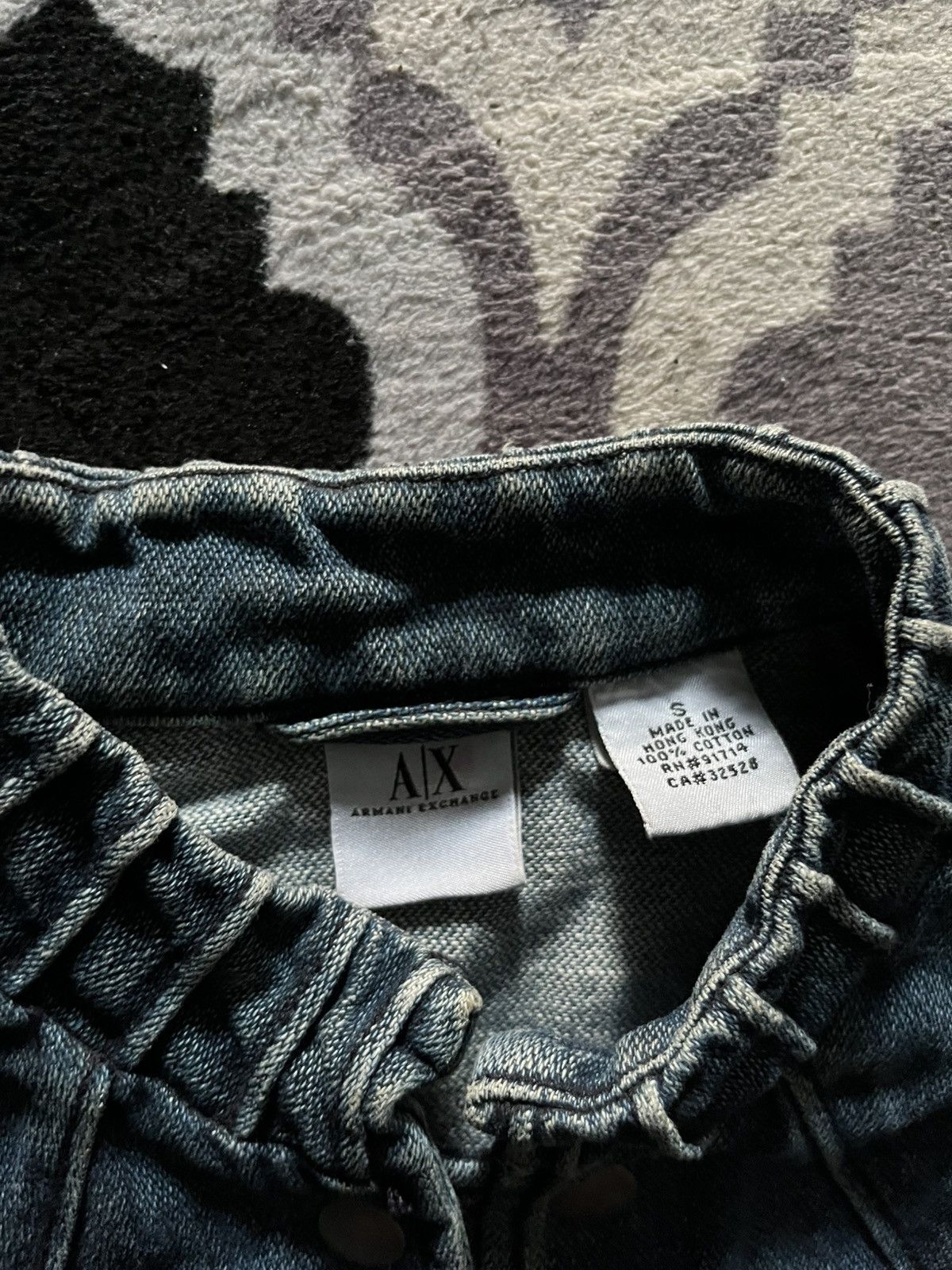 Armani Exchange 2000s A|X armani exchange biker jeans jacket Size US S / EU 44-46 / 1 - 5 Thumbnail