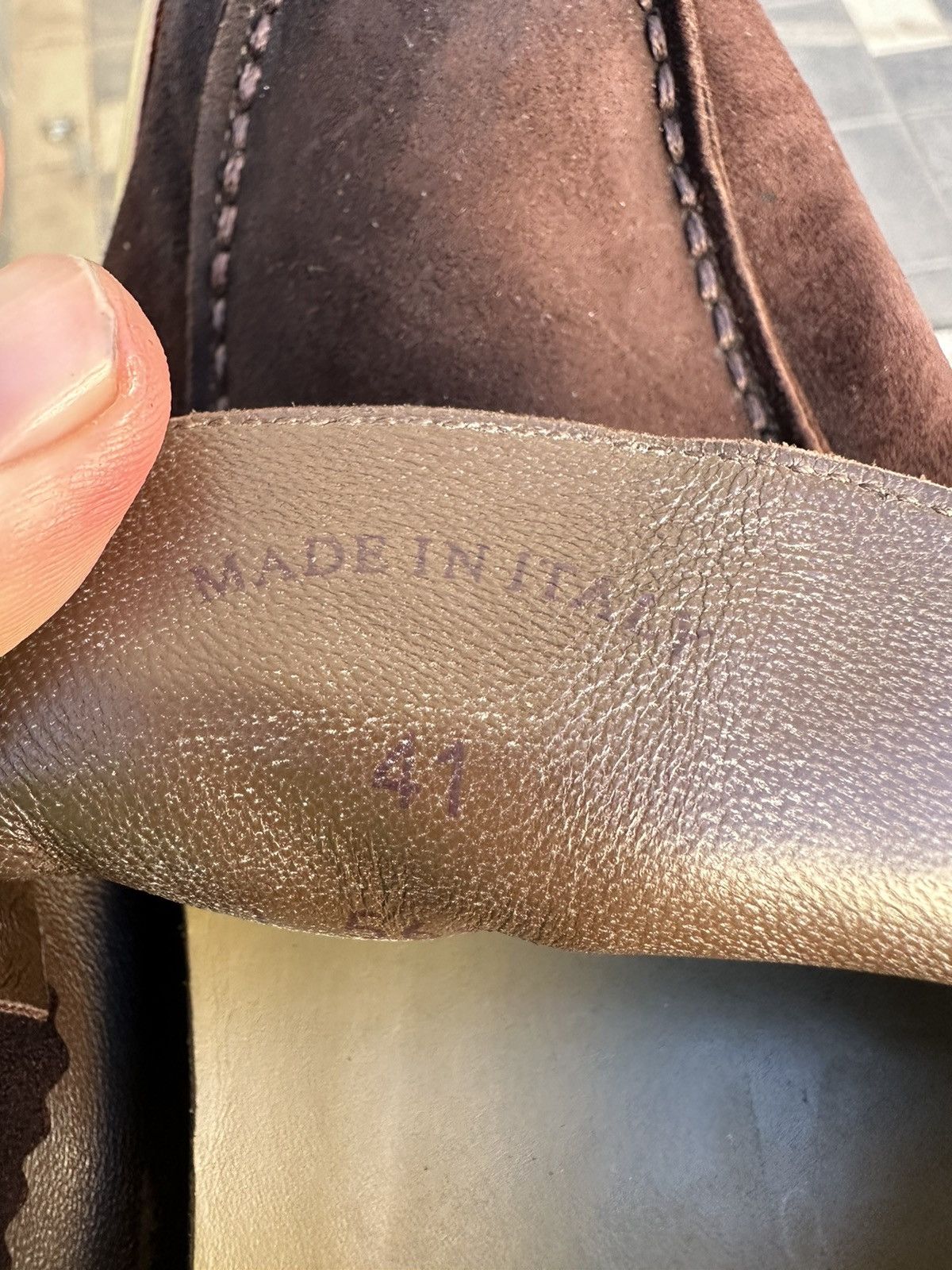 Loro Piana Loro Piana Loafers Leather Dark Brown 41 size Size US 7.5 / EU 40-41 - 14 Thumbnail
