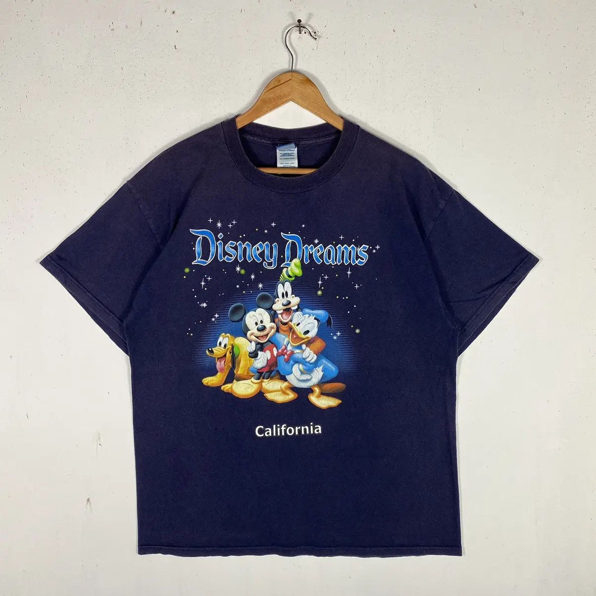 Disney Vintage DISNEY DREAMS CALIFORNIA Cartoon Faded Graphic Tee Size US L / EU 52-54 / 3 - 2 Thumbnail