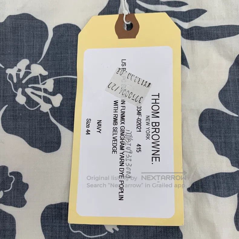 Thom Browne Thom Browne Turn-down single-breasted long-sleeve shirt Size US S / EU 44-46 / 1 - 7 Thumbnail