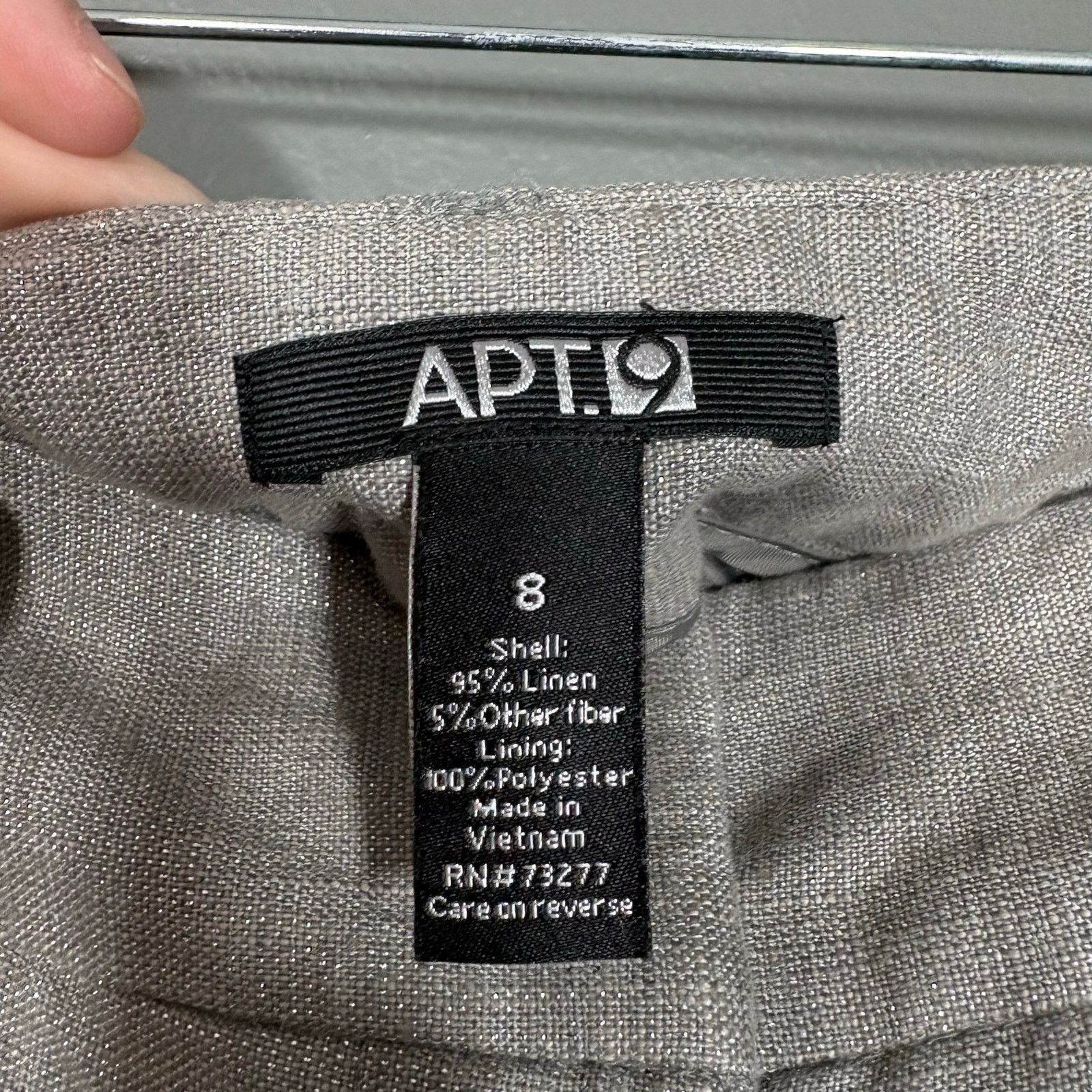 Apt. 9 Apt 9 Women's Linen Blend Glitter Shorts - 8 - Y2K Festival Size 30" / US 8 / IT 44 - 4 Thumbnail