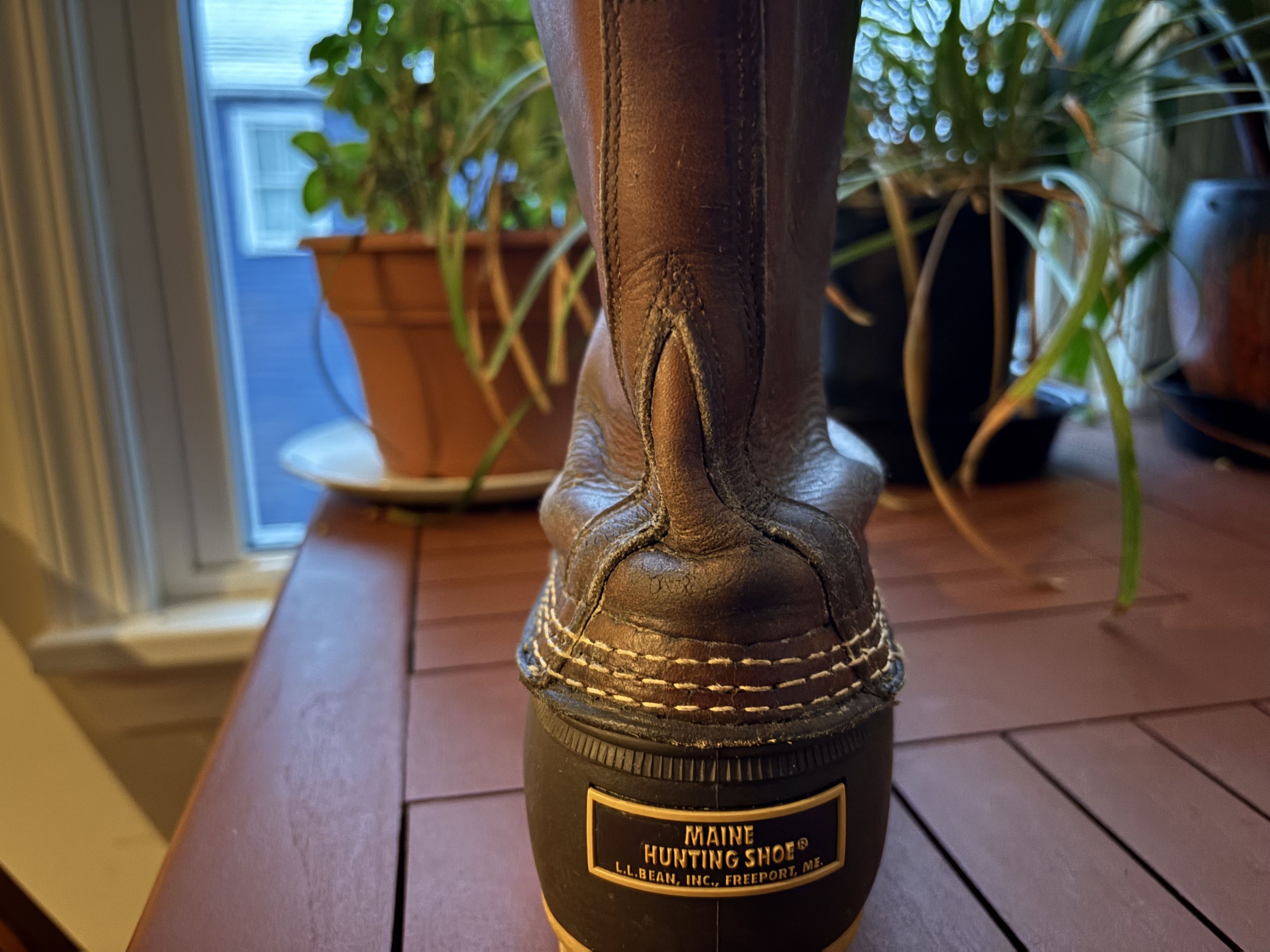 L.L. Bean Antique/Vintage 60's 70's Maine Hunting Shoe Bean Boot Size US 11 / EU 44 - 5 Thumbnail