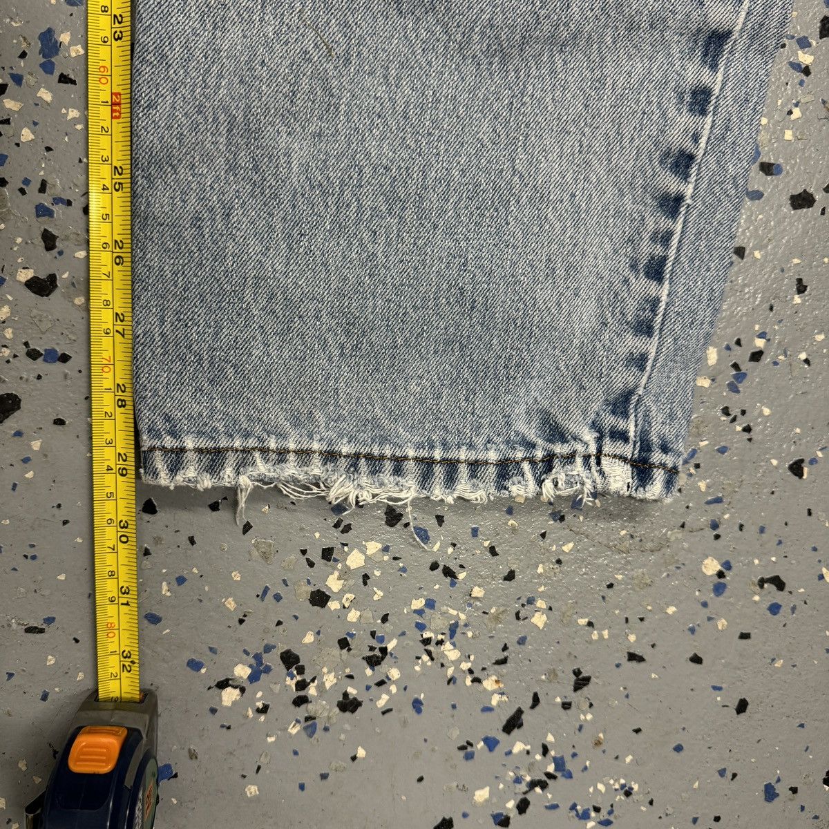 Levi's × Vintage VTG Y2K Levis 550 Jeans Denim Relax Fit Baggy Light Wash Size US 36 / EU 52 - 6 Thumbnail