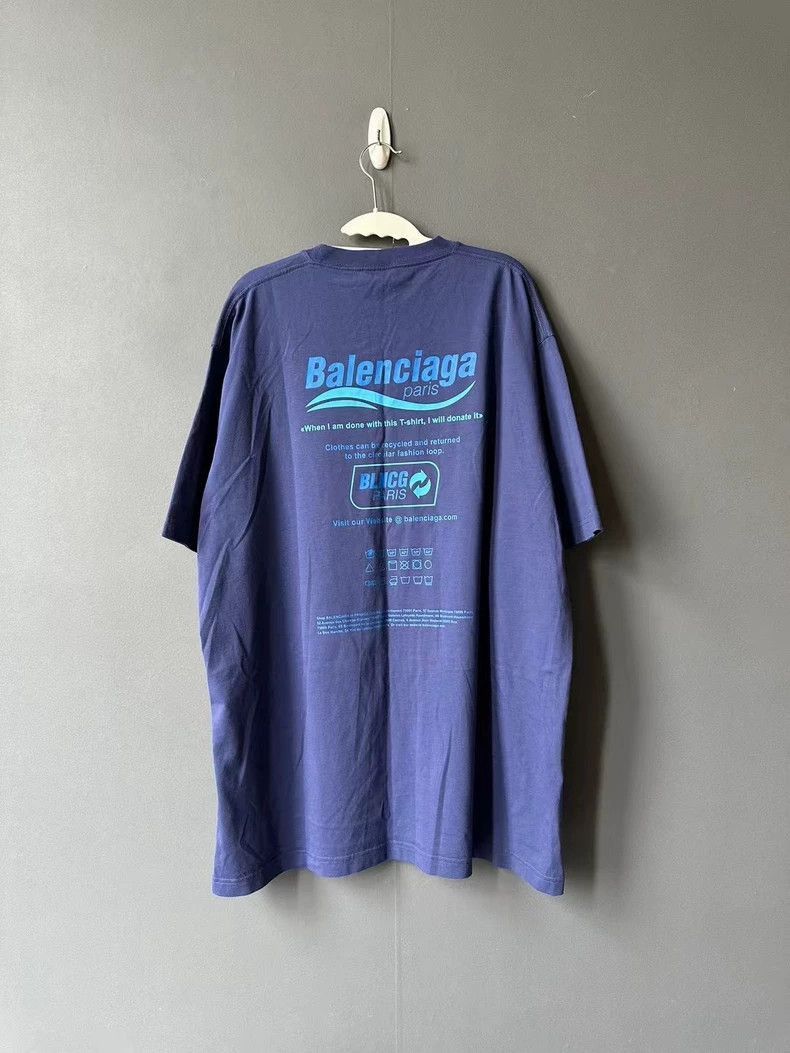 Balenciaga Balenciaga EcoFriendly Short Sleeve T-2505 Size US XS / EU 42 / 0 - 2 Thumbnail