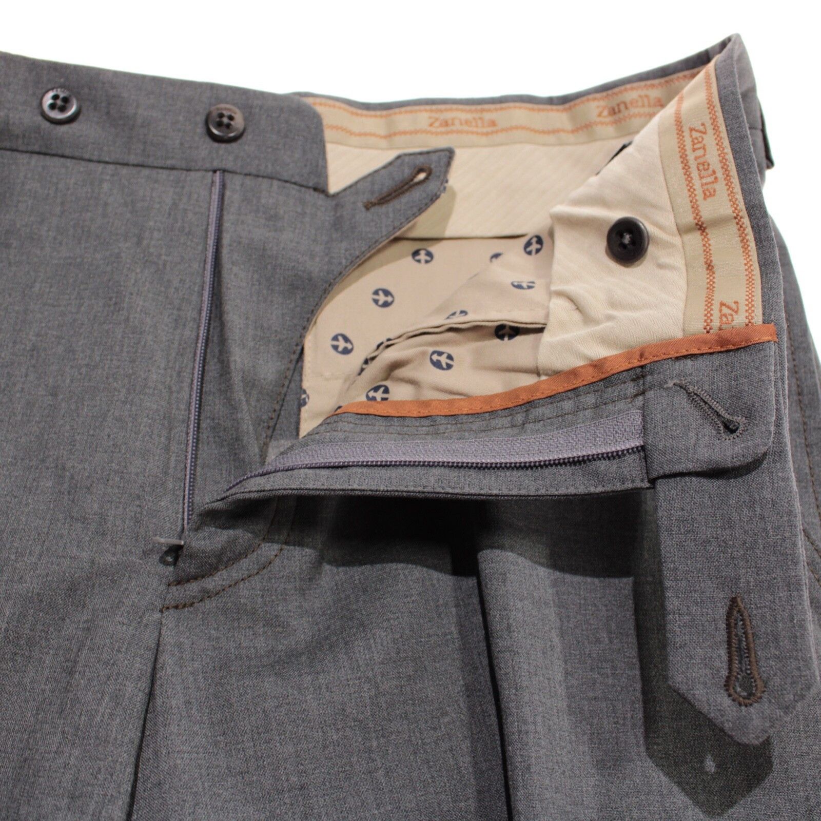 Zanella Zanella New with tags Dress Pants Size 32 US In Gray Size US 32 / EU 48 - 3 Thumbnail