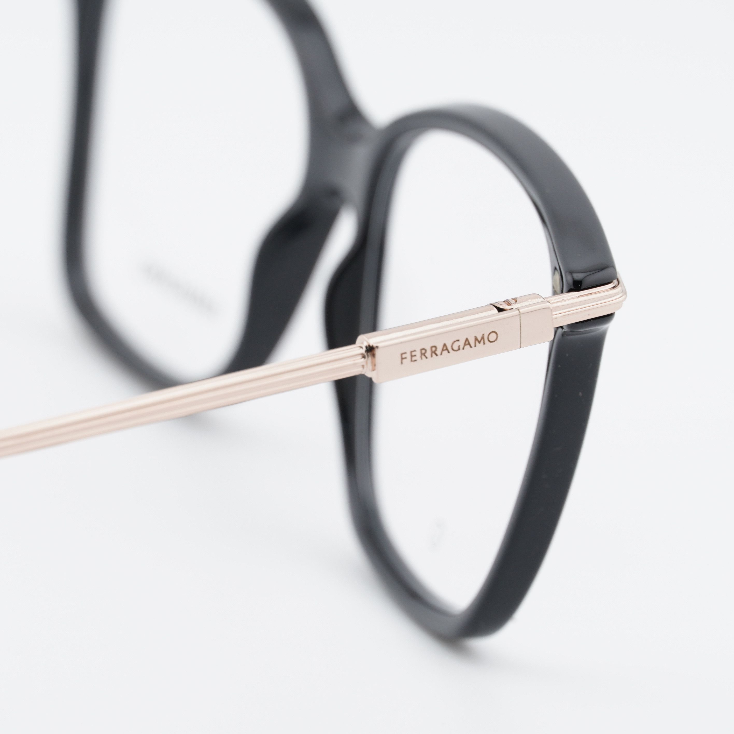 Salvatore Ferragamo Salvatore Ferragamo SF2992 001 Eyeglasses Black 53mm Square Size ONE SIZE - 6 Thumbnail