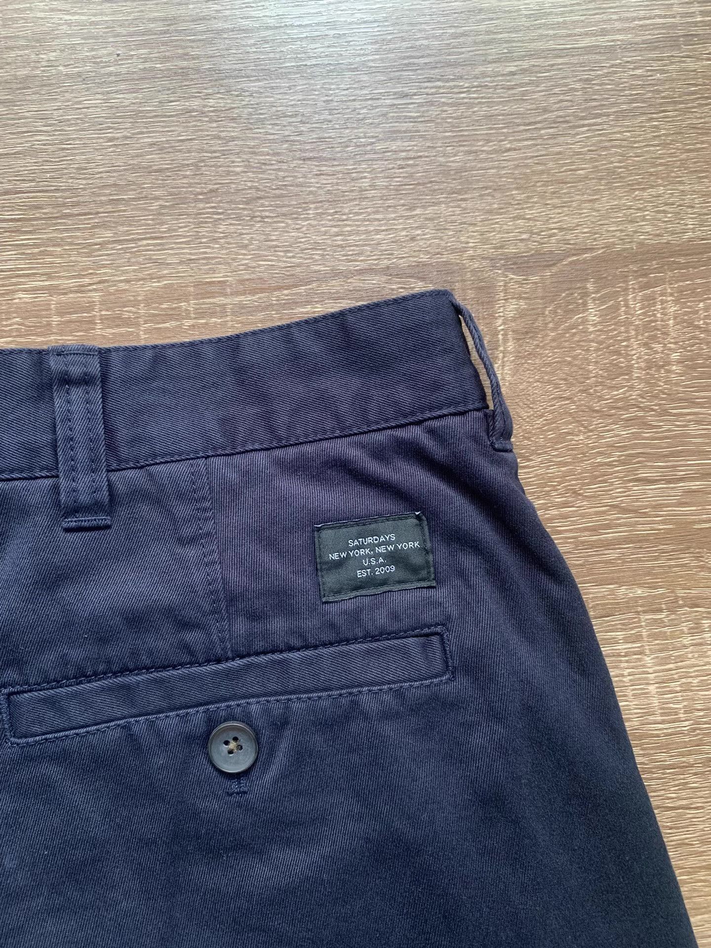 Saturdays NYC Tommy Short Washed & Water Polished Twill Tommy Shorts Ｑ22 Size US 32 / EU 48 - 3 Thumbnail
