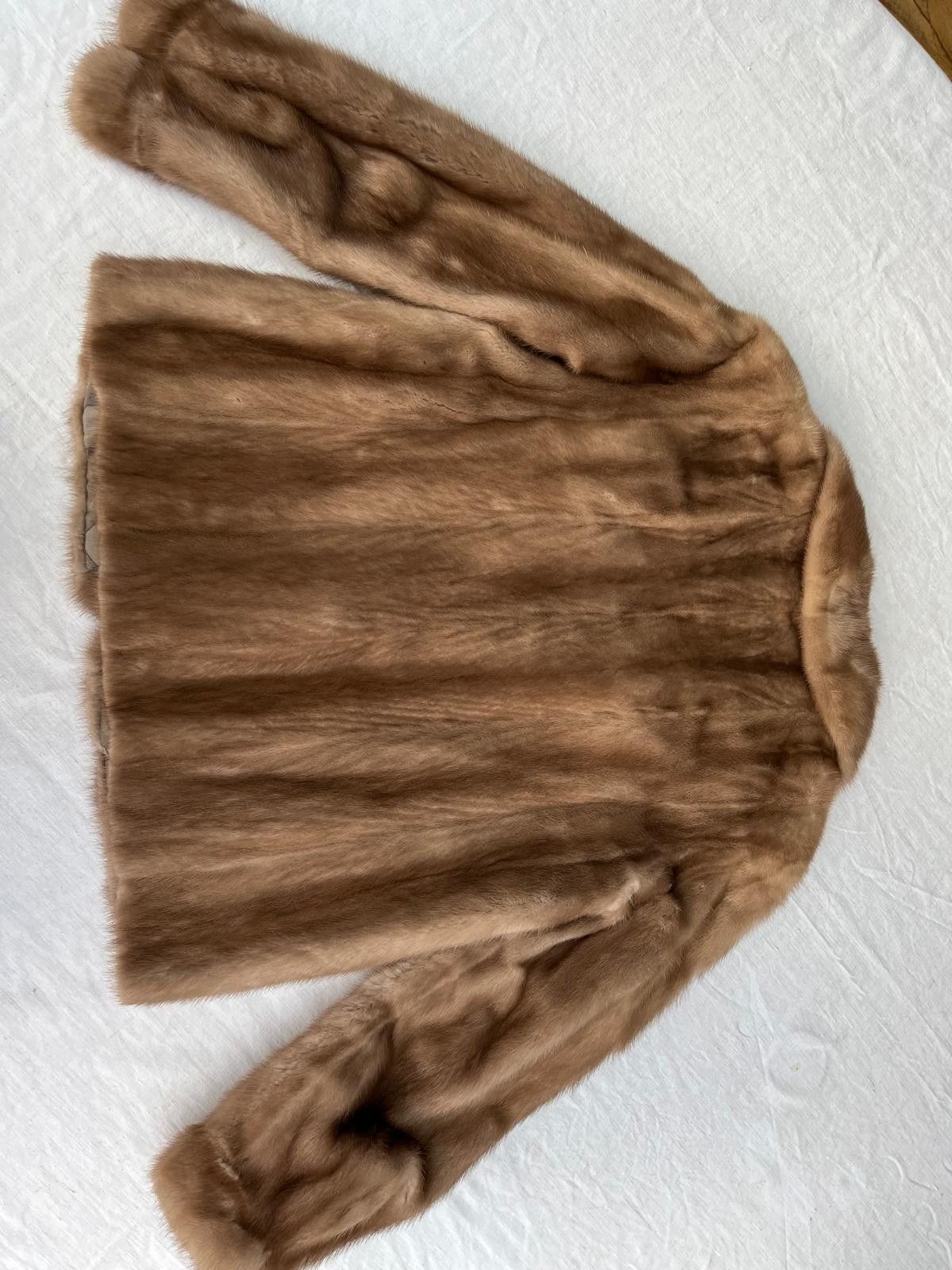 Vintage Mink Fur Coat Size S / US 4 / IT 40 - 3 Thumbnail