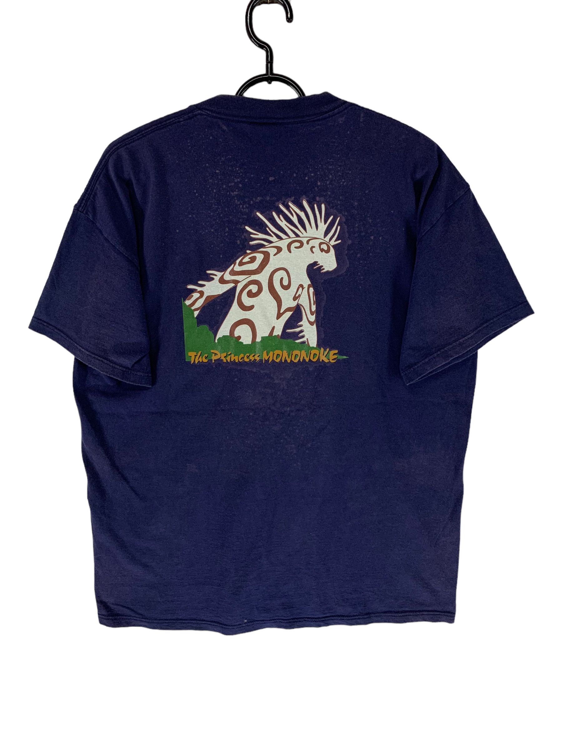 Anime × Vintage 90s Princess mononoke forest spirit studio ghibli film shirt Size US L / EU 52-54 / 3 - 1 Thumbnail
