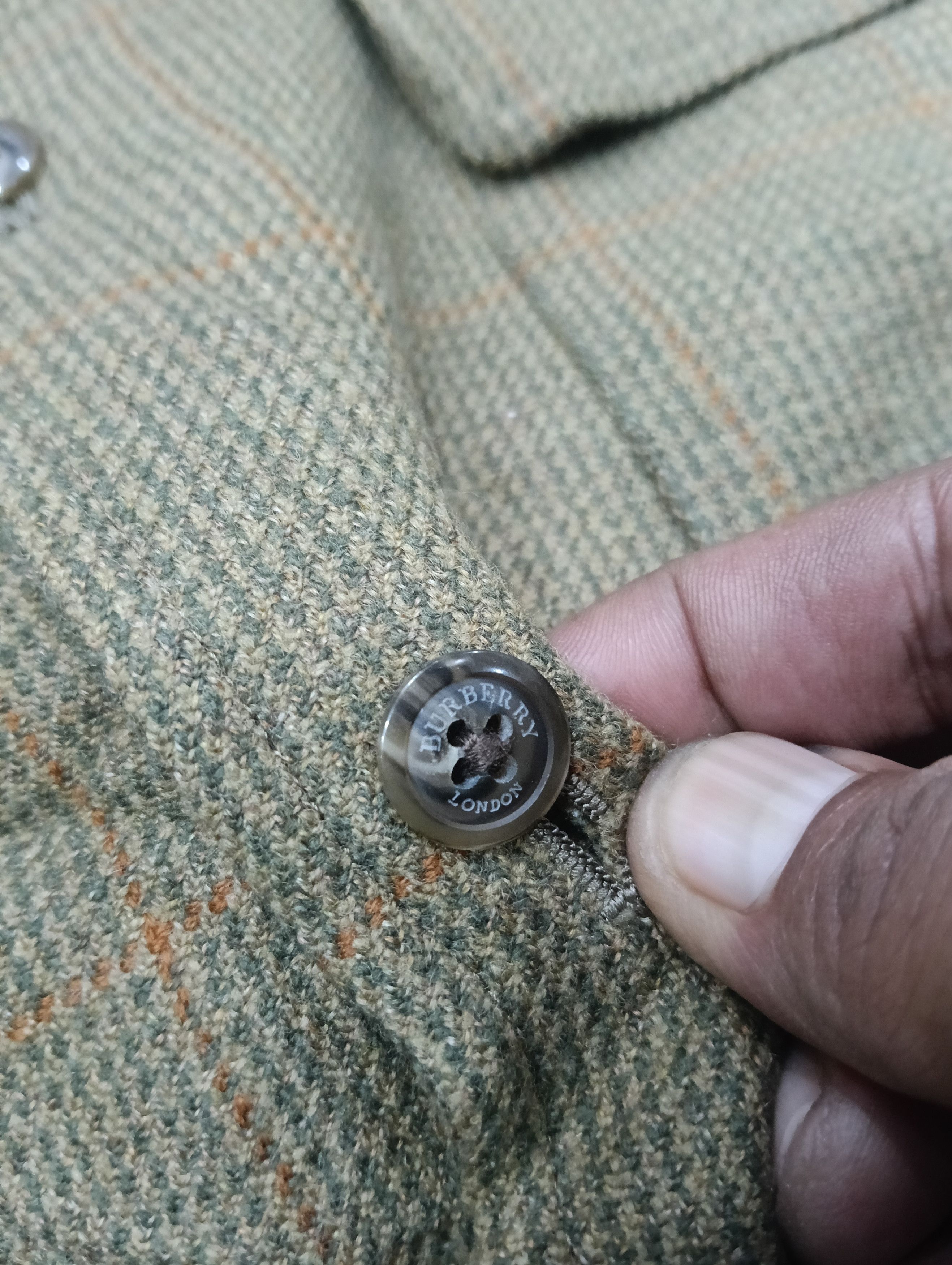 Burberry × Burberry Prorsum × Designer Vintage Burberry Coat Jacket Checkered Size US L / EU 52-54 / 3 - 5 Thumbnail