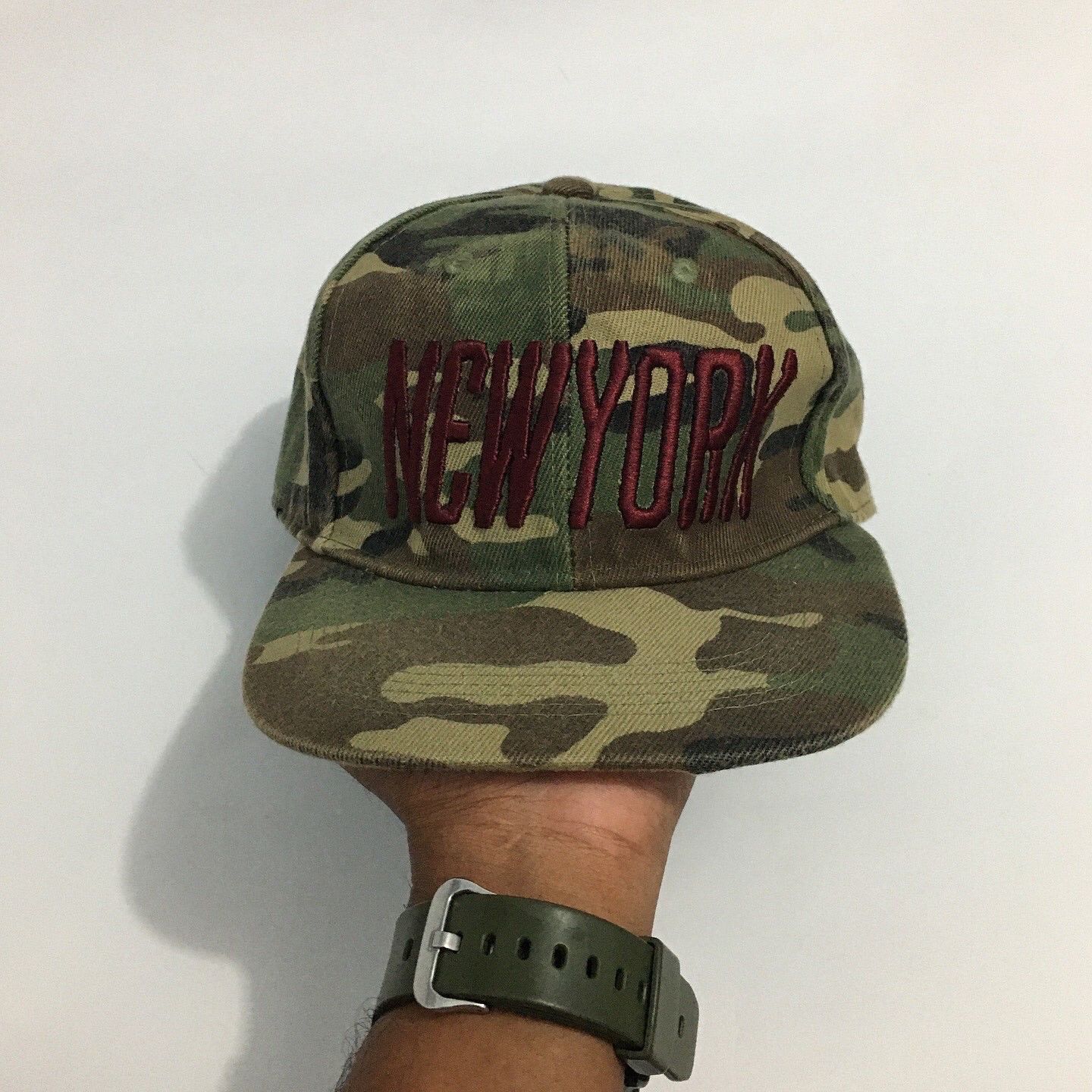 Vintage New York Camo Snapback Size ONE SIZE - 5 Thumbnail