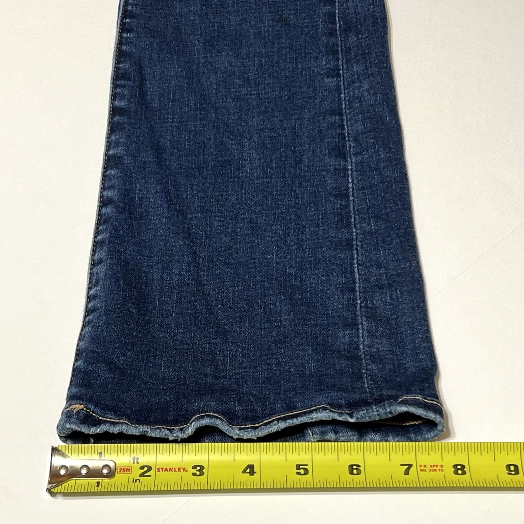 American Eagle Outfitters American Eagle Outfitters Jeans Womens 0 24x31 Blue Mid Rise Stretch 5-Pocket Denim Bootcut Skinny Kick Regular Inseam 31 Size 25" / US 0 / IT 36 - 7 Thumbnail