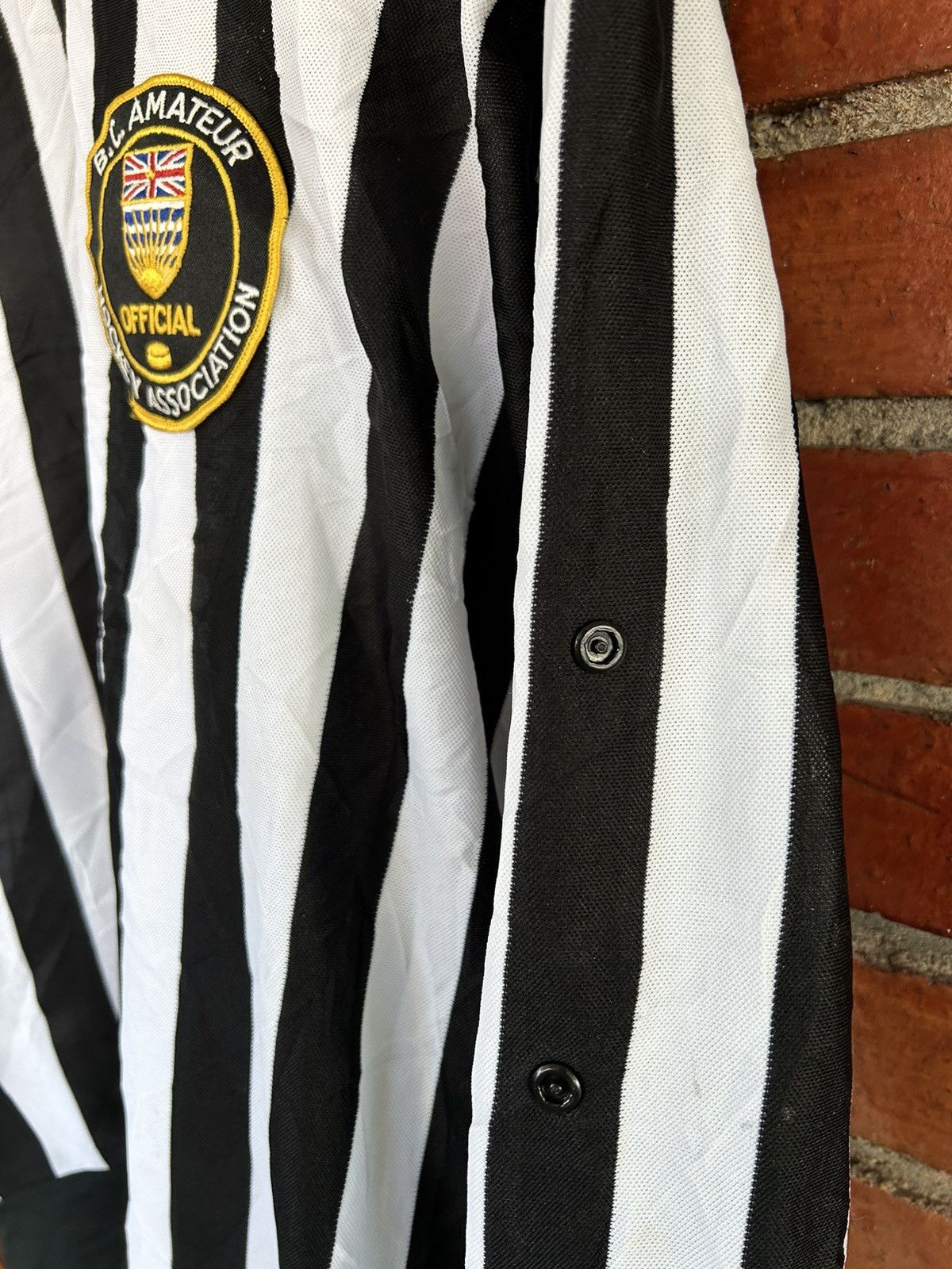 Vintage 💥 VINTAGE B.C AMATEUR HOCKEY ASSOCIATION HALF ZIPPER JERSEY. Size US XL / EU 56 / 4 - 5 Thumbnail