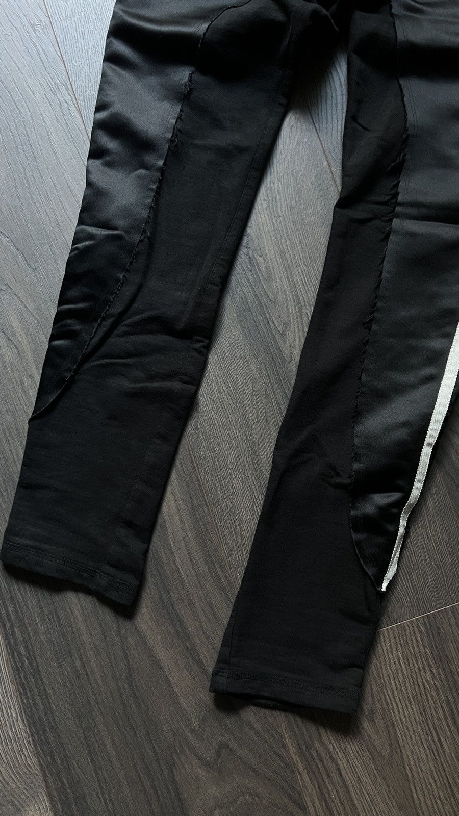 Greg Lauren Greg Lauren 50/50 Long Slim Track Pants Size US 32 / EU 48 - 3 Thumbnail