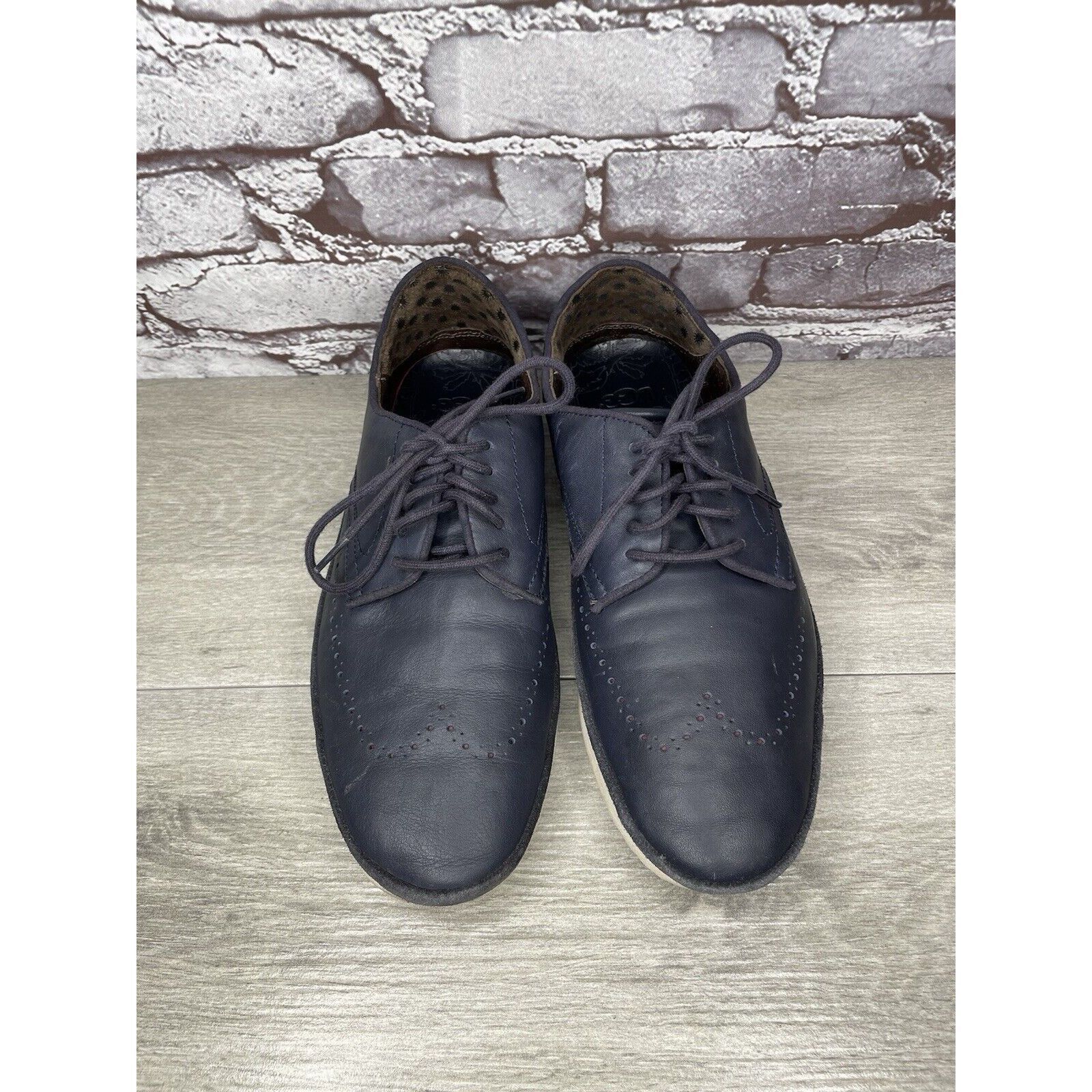 Ugg UGG Energ Blue Leather Cali Wingtip Derby Shoes Men’s Sz 8.5 Size US 8.5 / EU 41-42 - 2 Thumbnail