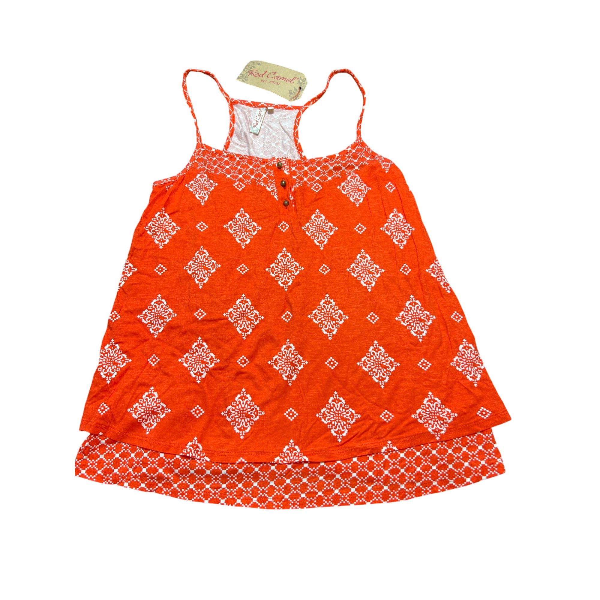 Other Red Camel Racerback Tank Top Layered Red Bandanna Size XS NW Size XS / US 0-2 / IT 36-38 - 1 Thumbnail