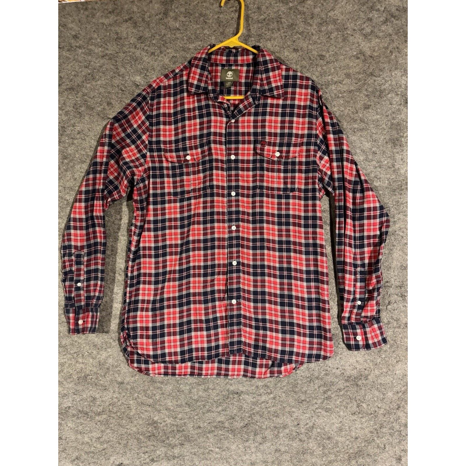 Timberland Timberland Button Down Shirt Mens Small Plaid Academia 2010s Size US S / EU 44-46 / 1 - 1 Thumbnail