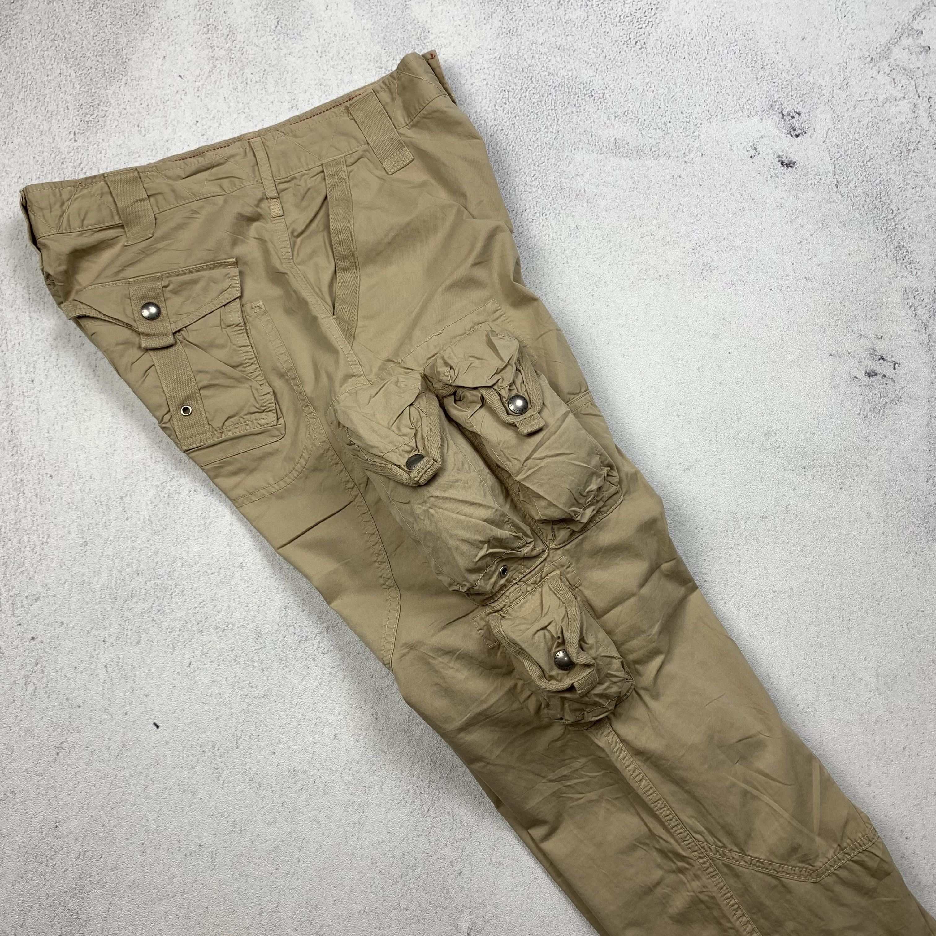 Polo Ralph Lauren Vintage Polo Ralph Lauren Multi Pocket 3D Cargo Pants Size US 30 / EU 46 - 8 Thumbnail