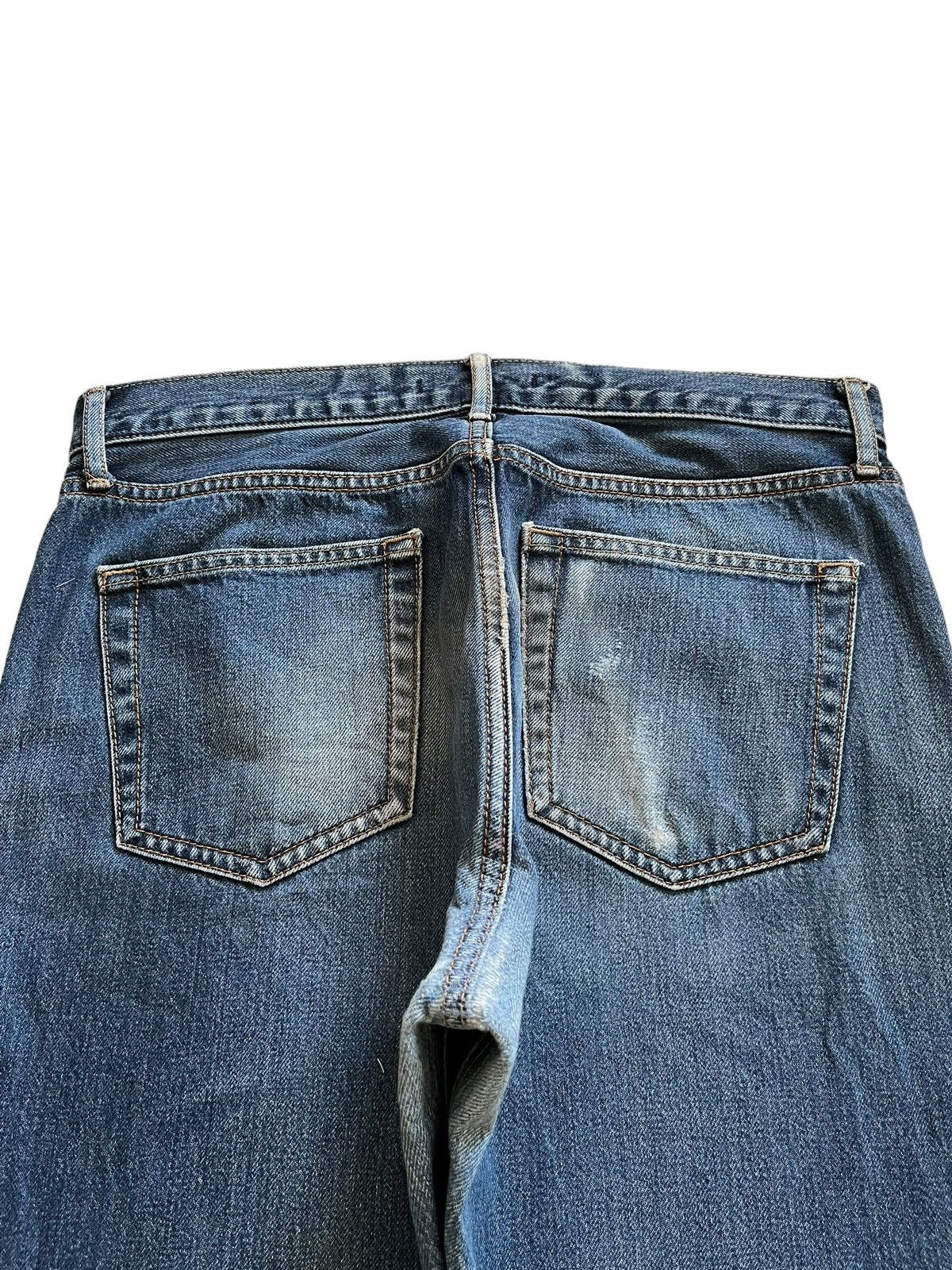 Japanese Brand × Uniqlo Vintage Japanese Uniqlo Selvedge Blue Denim Jeans Size US 32 / EU 48 - 9 Thumbnail