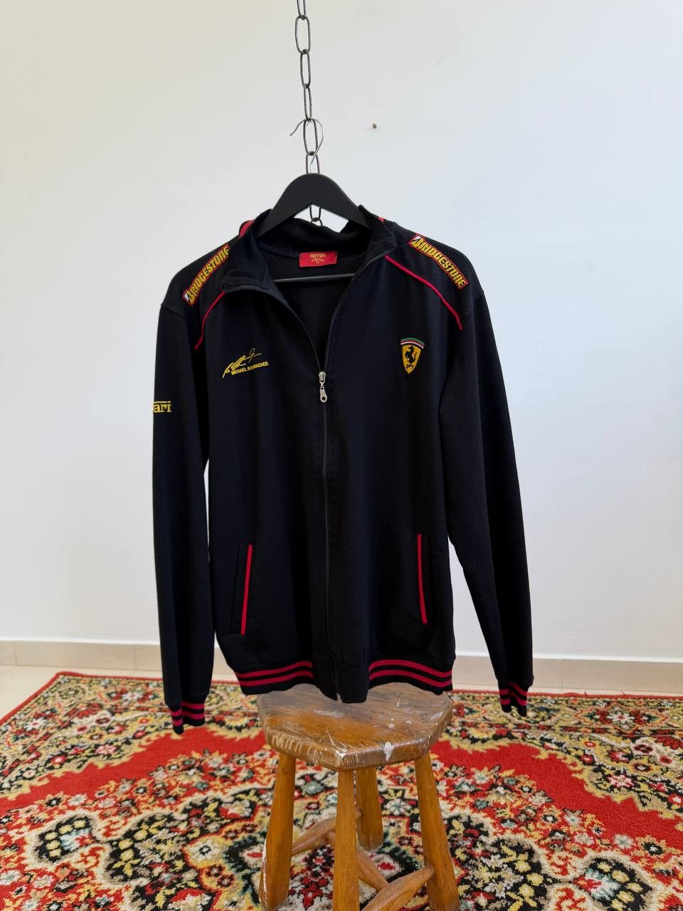 Vintage Vintage Michael Schumacher Ferarri Moto Biker Racing jacket Size US M / EU 48-50 / 2 - 6 Thumbnail